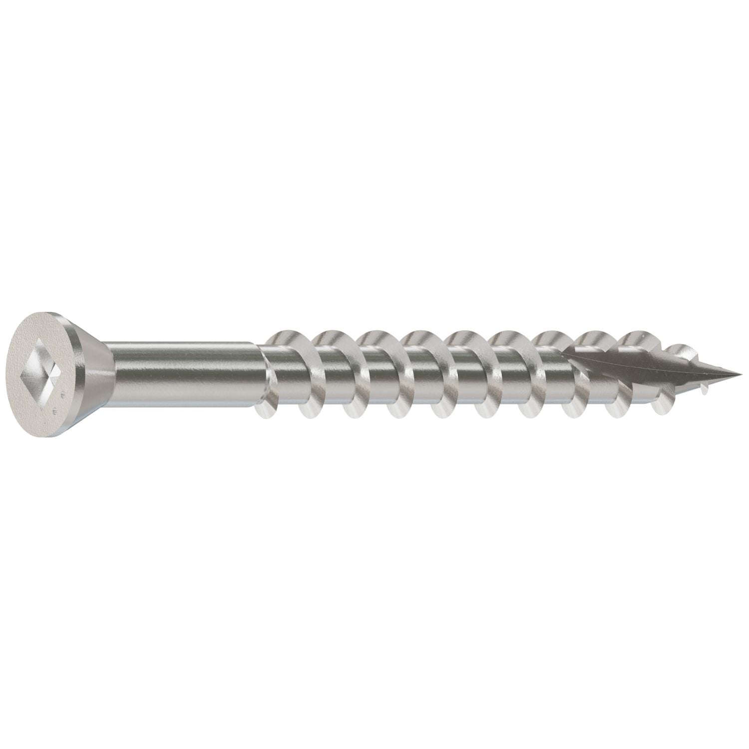 Simpson Strong-Tie S07162FB1 Trim-Head Screw, Square Drive,  #7 x 1-5/8-in. #1 SQ, Type 305, 1-lb.