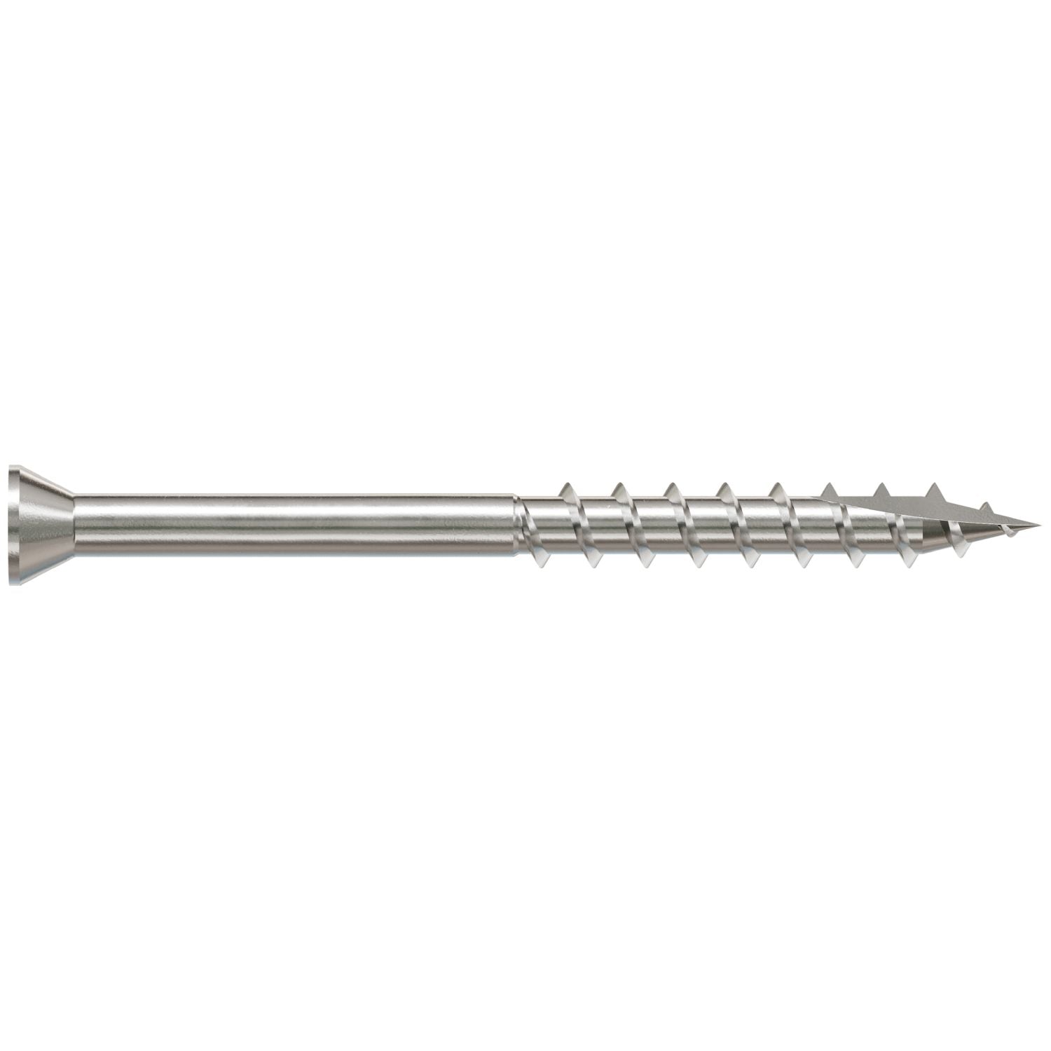 Simpson Strong-Tie S07200FB5 Trim-Head Screw, Square Drive,  #7 x 2-in. #1 SQ, Type 305, 5-lb.