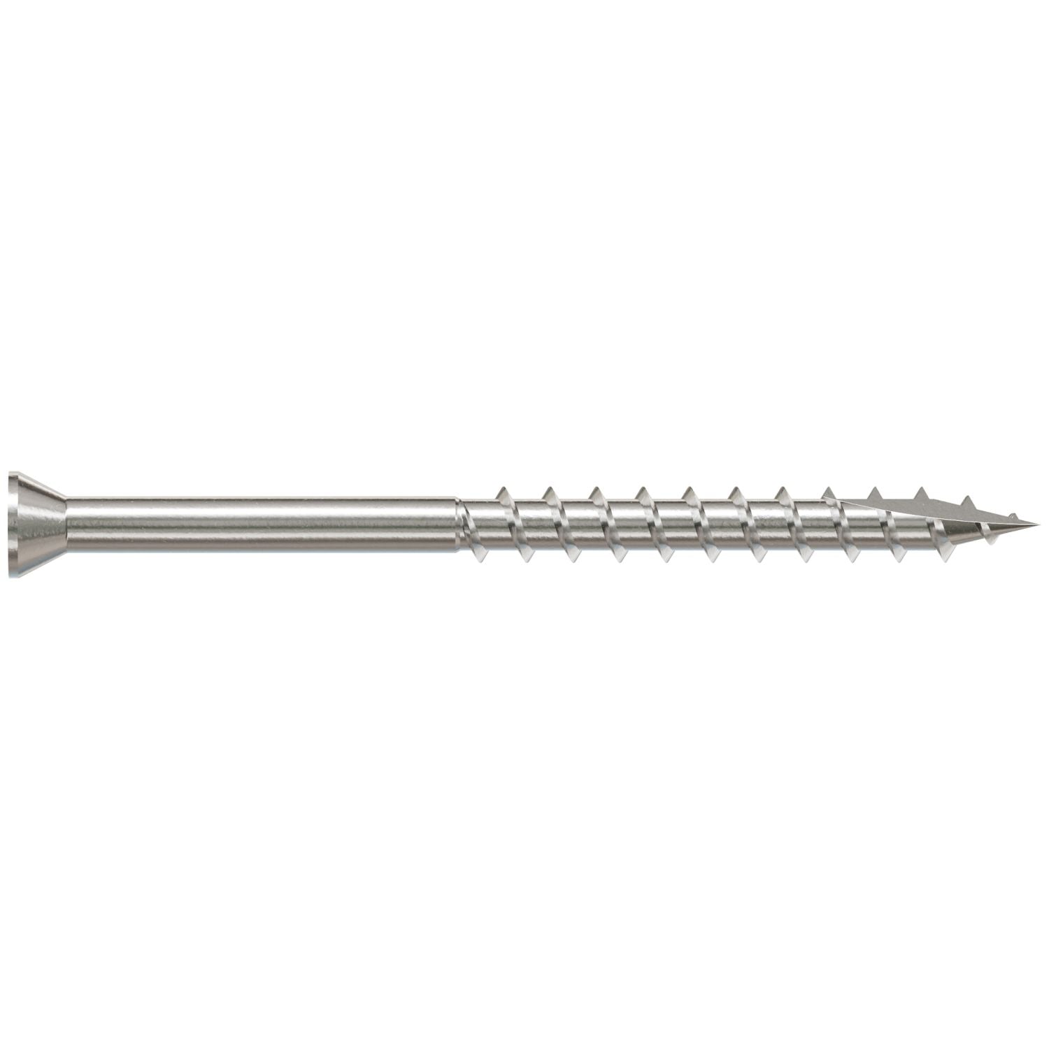 Simpson Strong-Tie S07225FB1 Trim-Head Screw, Square Drive,  #7 x 2-1/4-in. #1 SQ, Type 305, 1-lb.