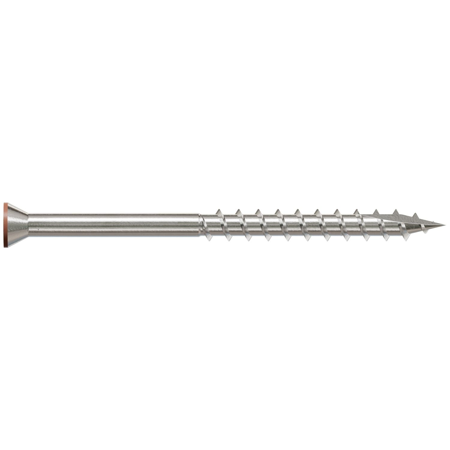 Simpson Strong-Tie S07225FTBTN03 Trim-Head Screw, 6-Lobe Drive,  #7 x 2-1/4-in. T-15 Type 305, Tan 03, 1750-Pack