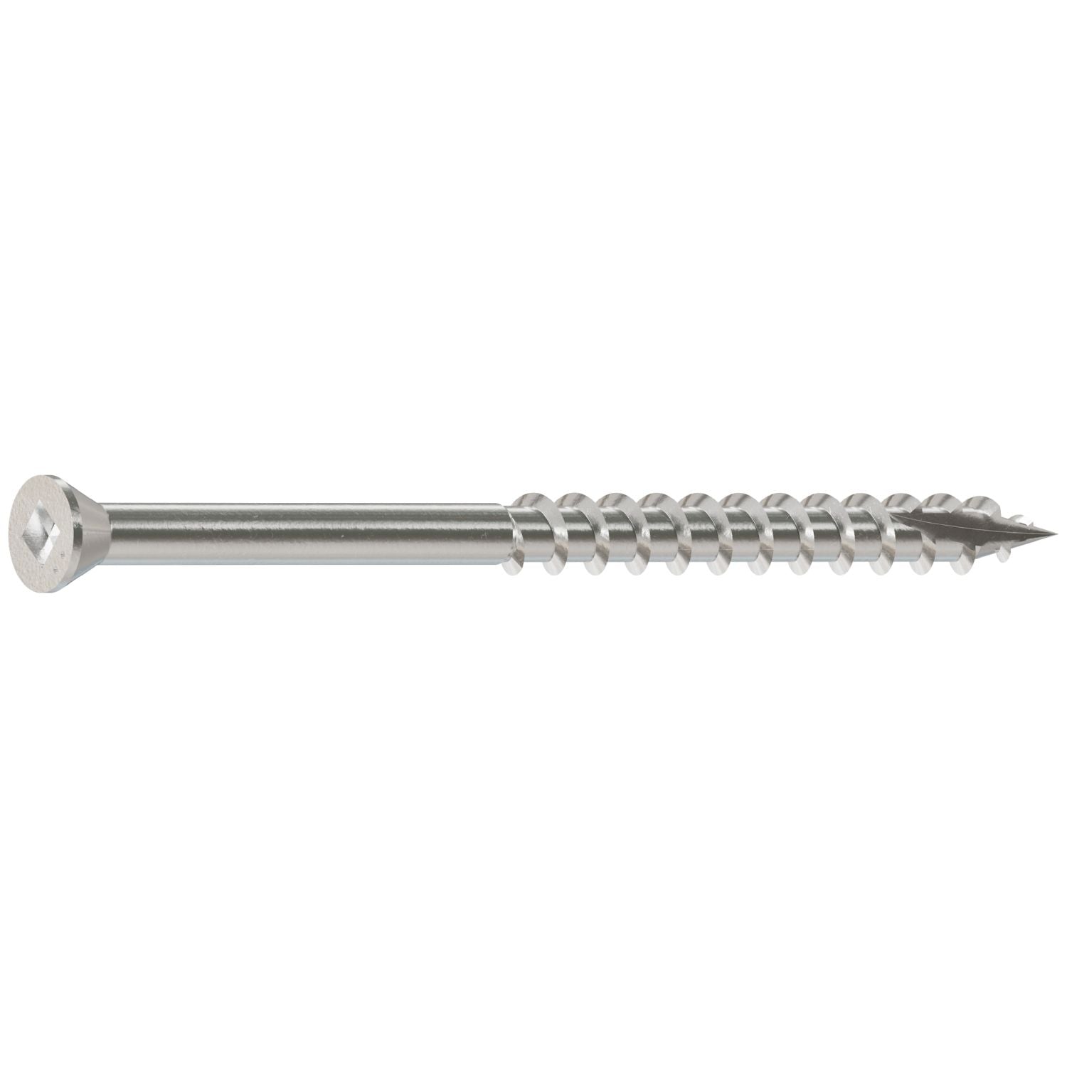 Simpson Strong-Tie S07250FB1 Trim-Head Screw, Square Drive,  #7 x 2-1/2-in. #1 SQ, Type 305, 1-lb.