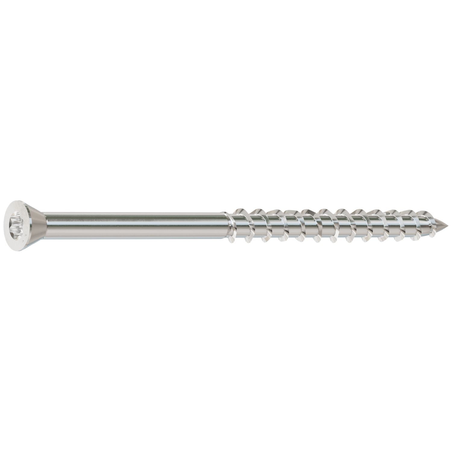 Simpson Strong-Tie S07250WP1 Deck-Drive DWP WOOD SS Screw,  #7 x 2-1/2-in. T-15, Trim Head, Type 305, 1-lb.