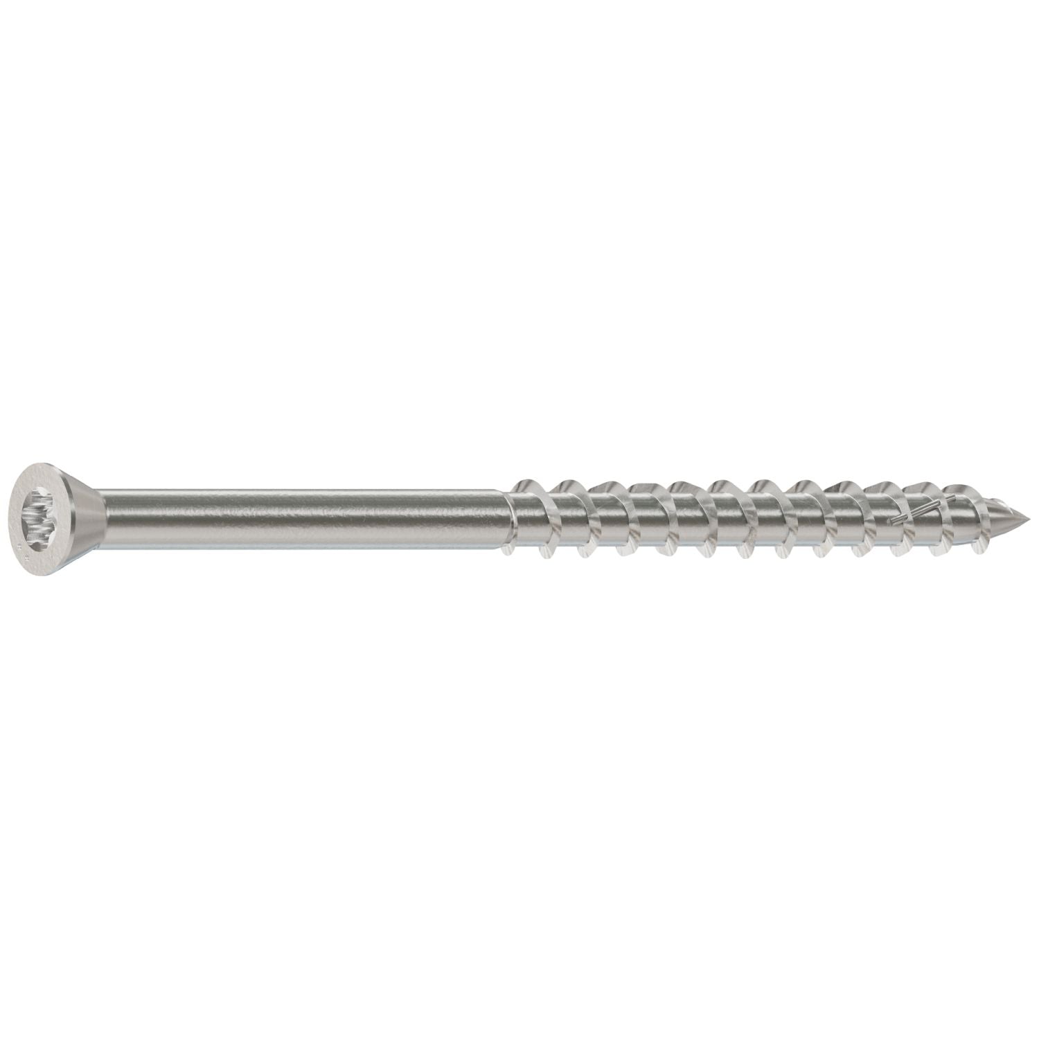 Simpson Strong-Tie S07250WP5 Deck-Drive DWP WOOD SS Screw,  #7 x 2-1/2-in. T-15, Trim Head, Type 305, 5-lb.