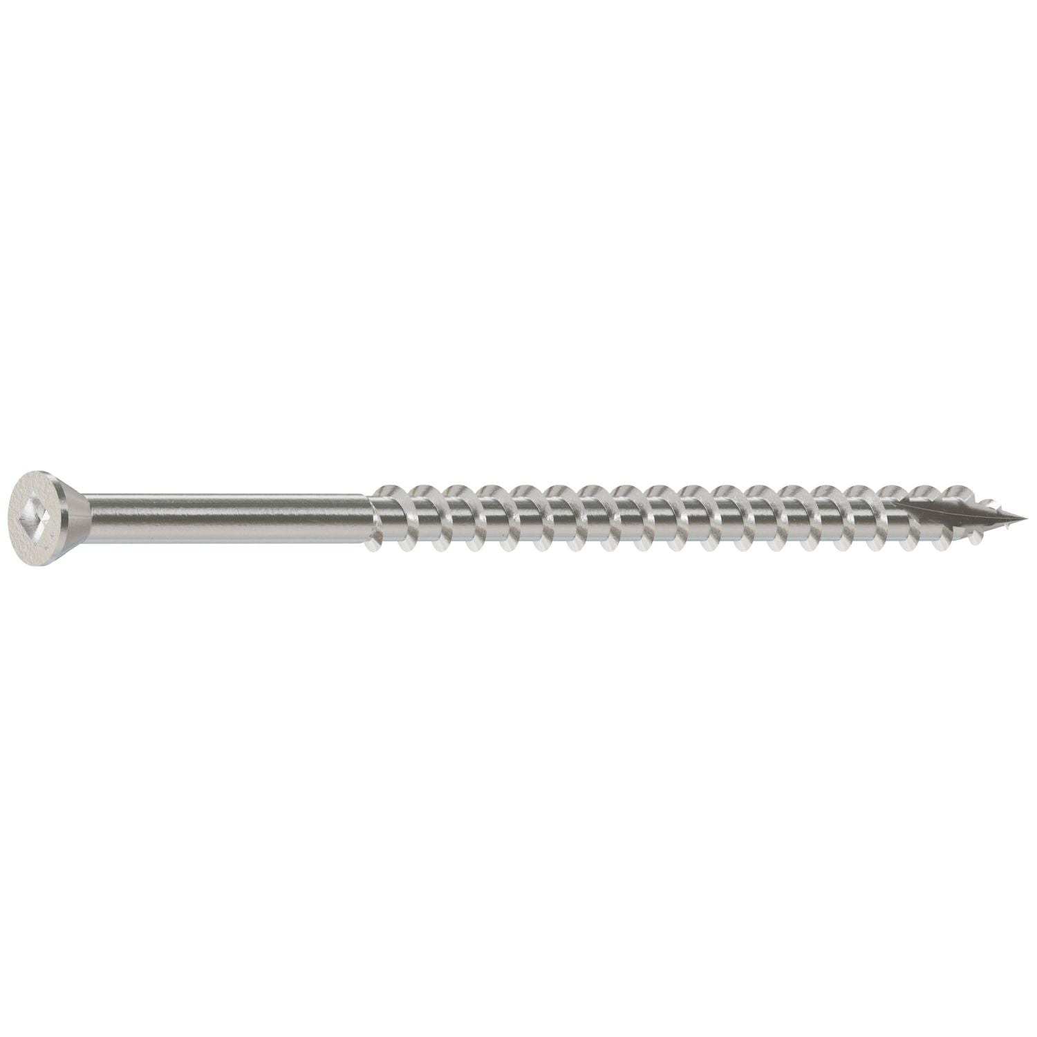 Simpson Strong-Tie S07300FB1 Trim-Head Screw, Square Drive,  #7 x 3-in. #1 SQ, Type 305, 1-lb.
