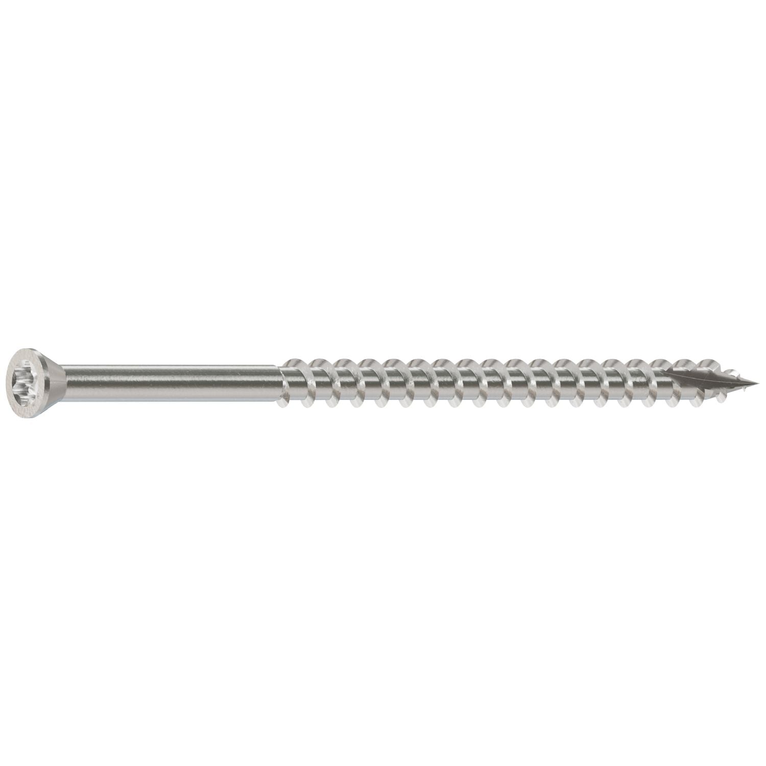 Simpson Strong-Tie S07300FTB Trim-Head Screw, 6-Lobe Drive,  #7 x 3-in. T-15 Type 305, 2000-Pack