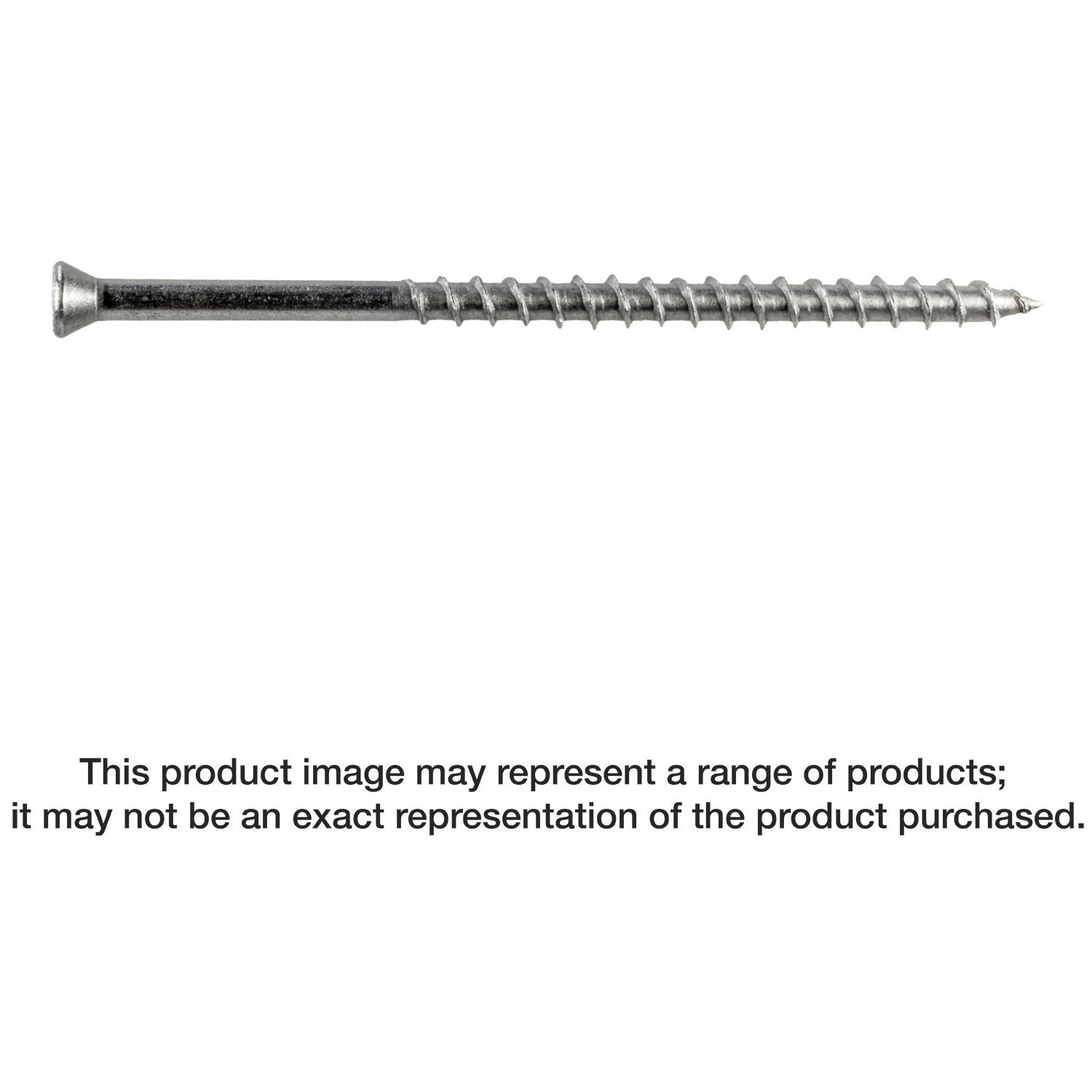 Simpson Strong-Tie S07300WP1 Deck-Drive DWP WOOD SS Screw,  #7 x 3-in. T-15, Trim Head, Type 305, 1-lb.