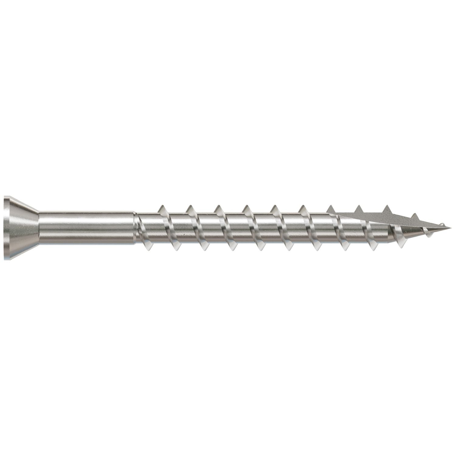 Simpson Strong-Tie S07C162FBP Trim-Head Screw, Square Drive,  #7 x 1-5/8-in. #1 SQ, Type 305, 135-Pack