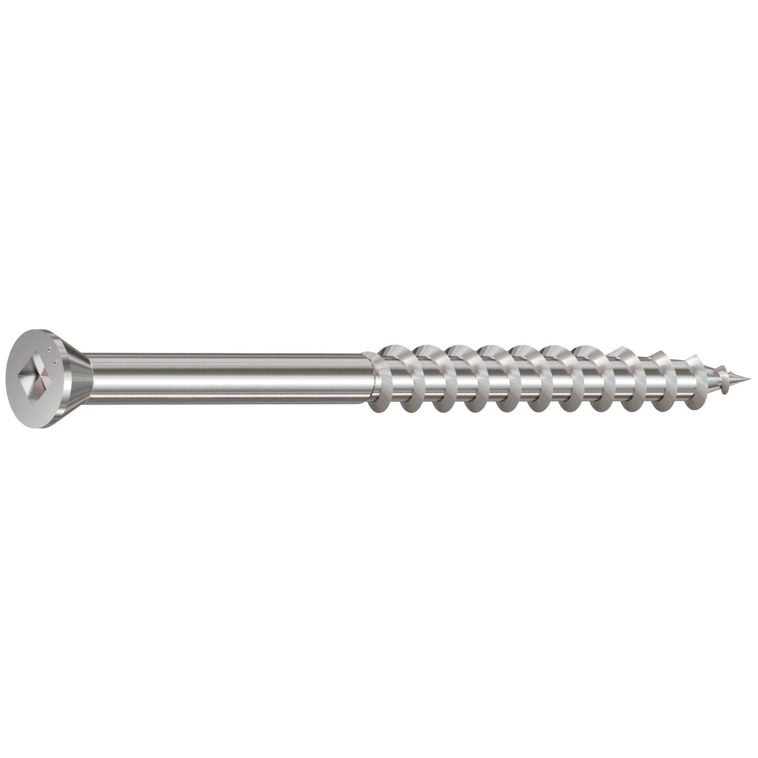Simpson Strong-Tie S07C225PAK Trim-Head Screw, Square Drive,  #7 x 2-1/4-in. #1 SQ, Type 305, 350-Pack