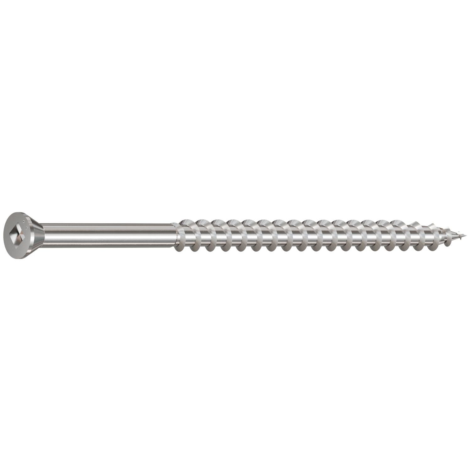 Simpson Strong-Tie S07C300PAK Trim-Head Screw, Square Drive,  #7 x 3-in. #1 SQ, Type 305, 350-Pack
