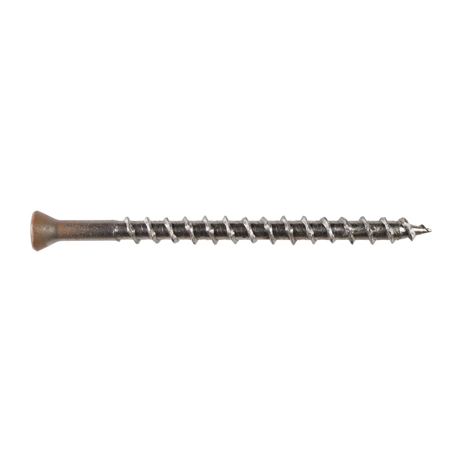 Simpson Strong-Tie S08250WCI Deck-Drive DWP WOOD SS Screw,  #8 x 2-1/2-in. T20, Trim Head, Type 305, Tan 03, 1750-Pack