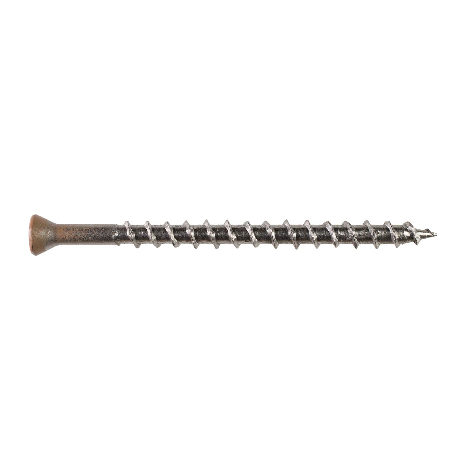 Simpson Strong-Tie S08250WJI Deck-Drive DWP WOOD SS Screw,  #8 x 2-1/2-in. T20, Trim Head, Type 305, Tan 03, 350-Pack