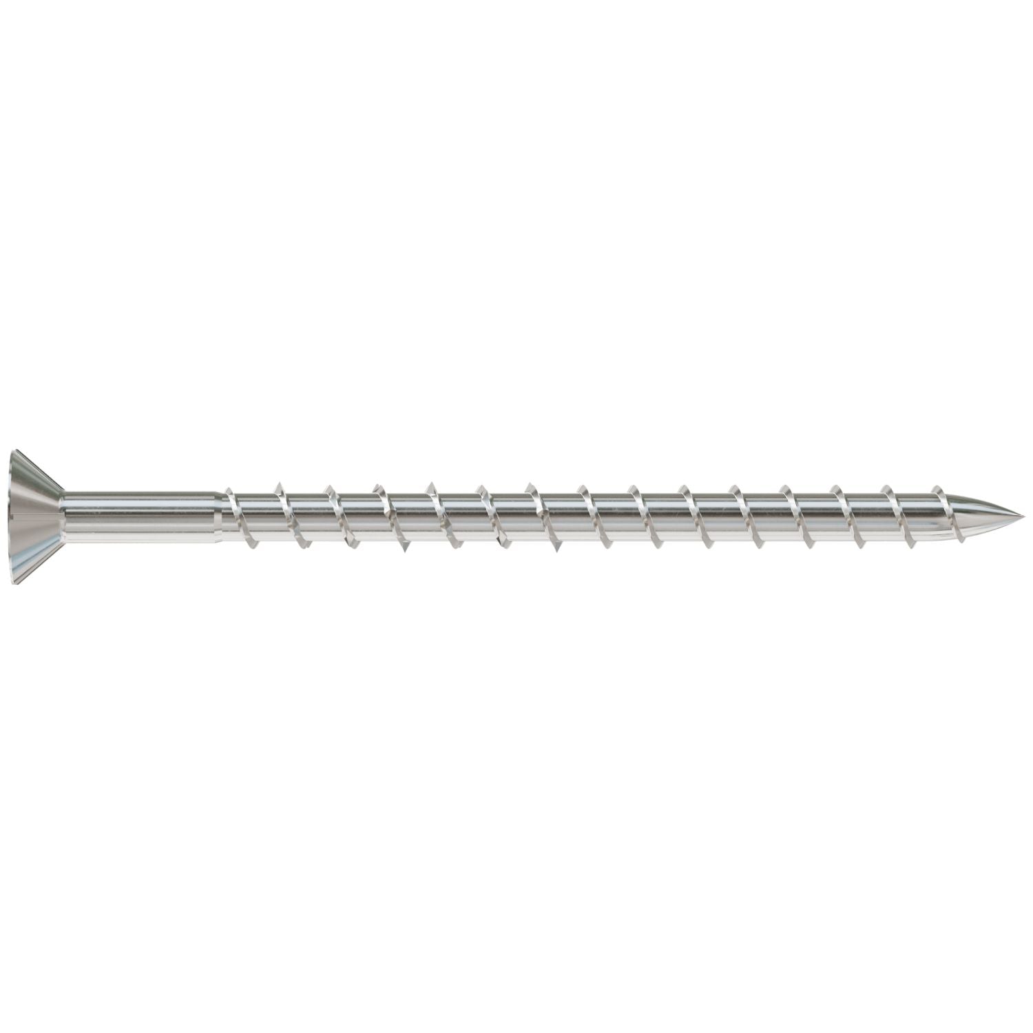 Simpson Strong-Tie S08250WPF5 Deck-Drive DWP WOOD SS Screw,  #8 x 2-1/2-in. T-20, Flat Head, Type 305, 5-lb.