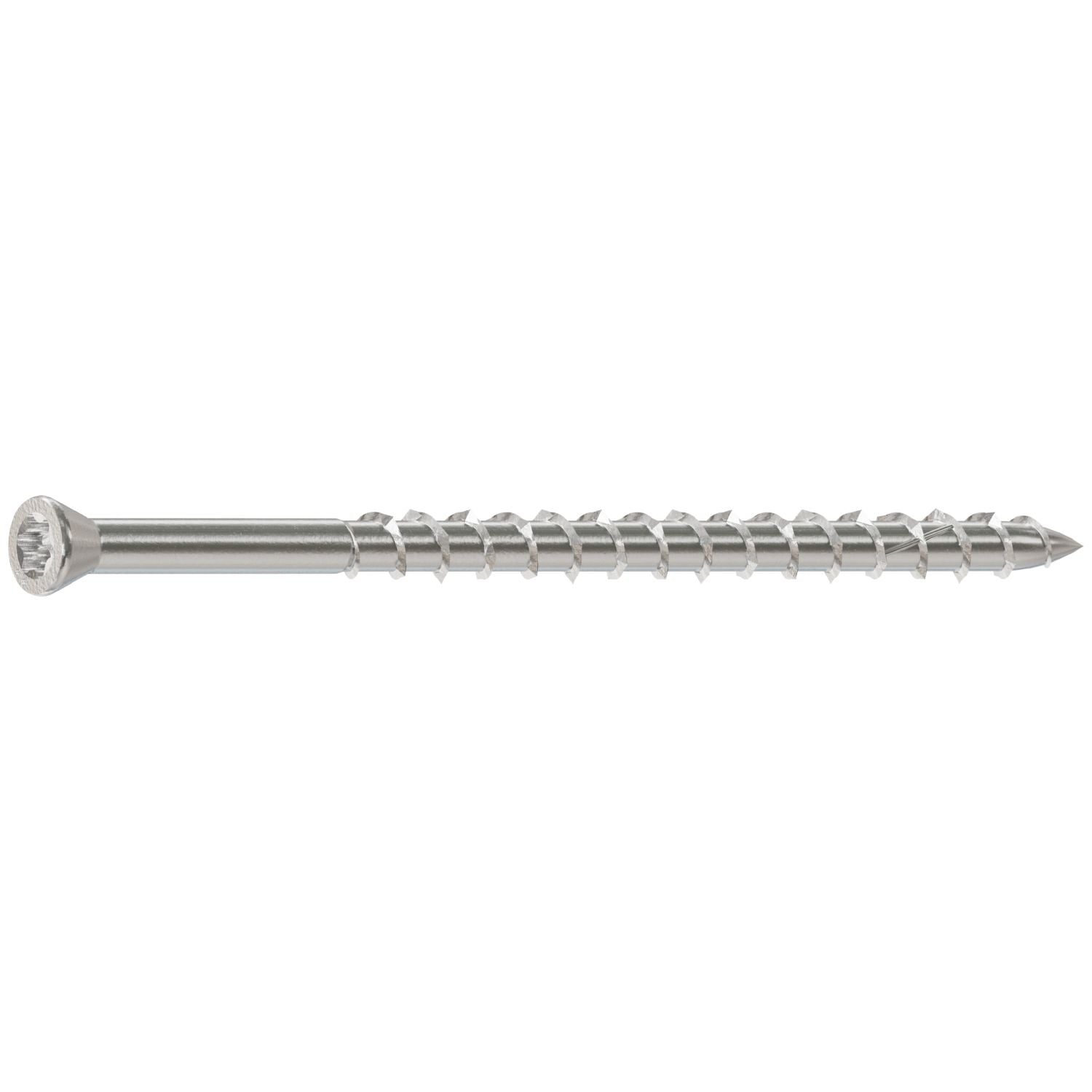 Simpson Strong-Tie S08300WPP Deck-Drive DWP WOOD SS Screw,  #8 x 3-in. T-20, Trim Head, Type 305, 350-Pack
