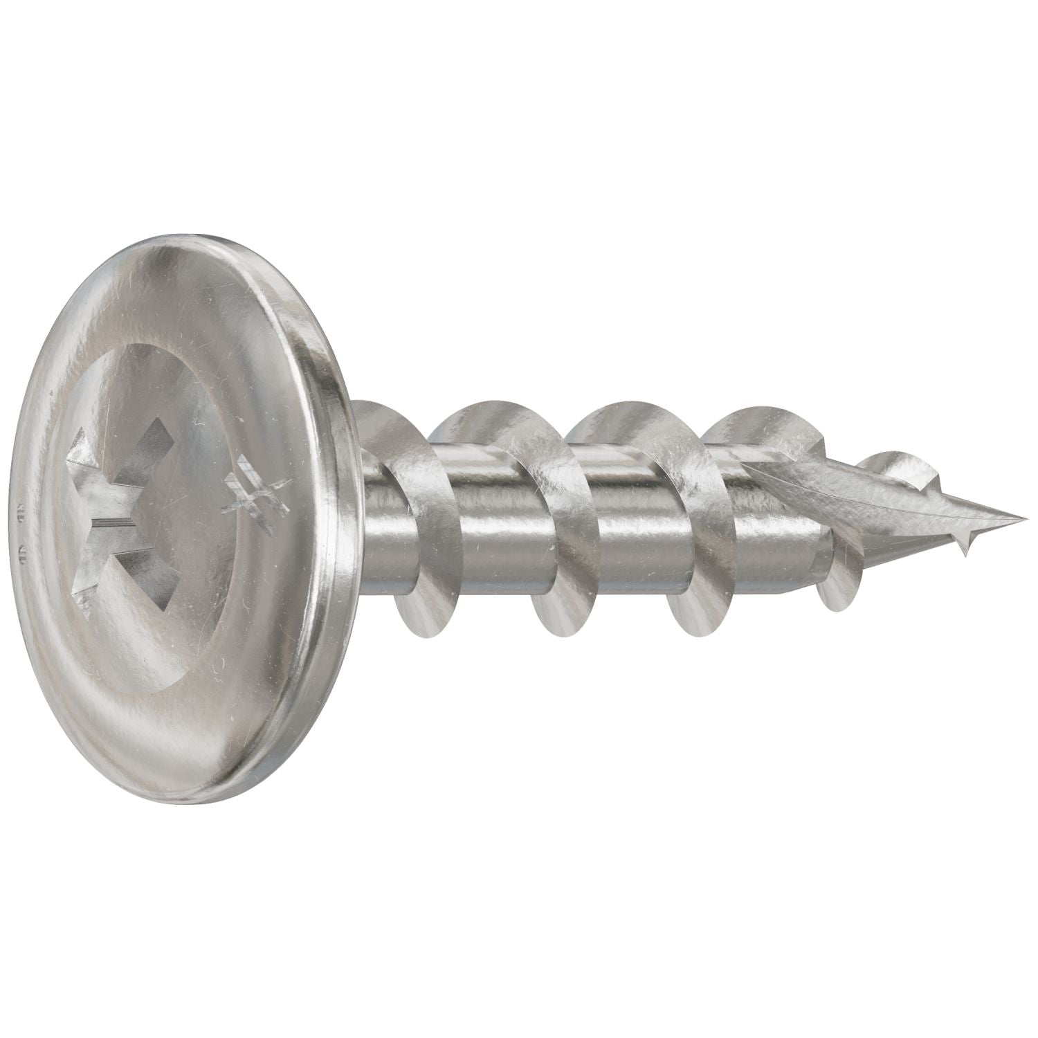 Simpson Strong-Tie S08C075KQC Wire-Lath Modified Truss-Head Screw,  #8 x 3/4-in., #2 Phillips Head, Type 305, 100-Pack