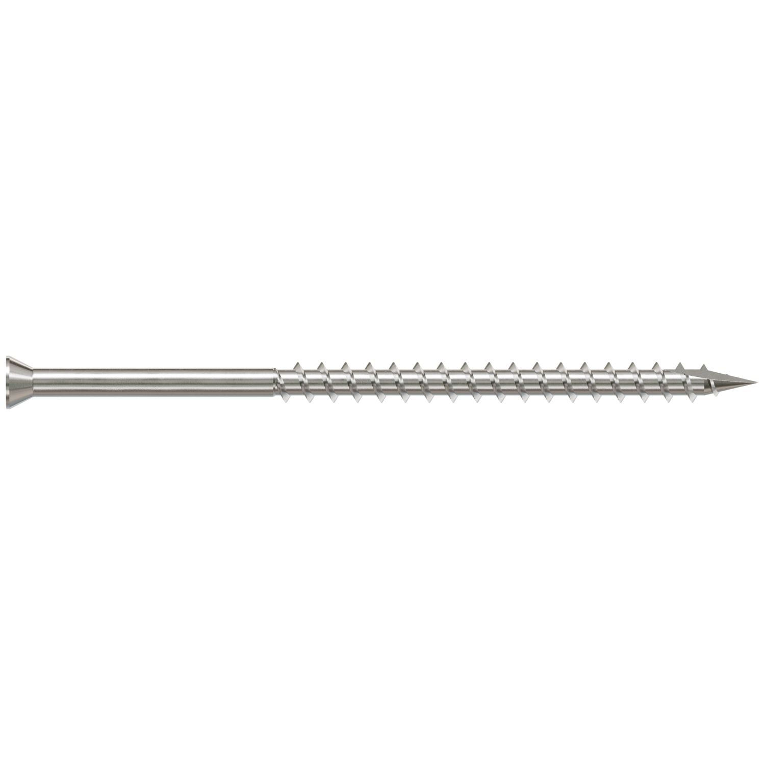Simpson Strong-Tie S09350FB1 Trim-Head Screw, Square Drive,  #9 x 3-1/2-in. #1 SQ, Type 305, 1-lb.