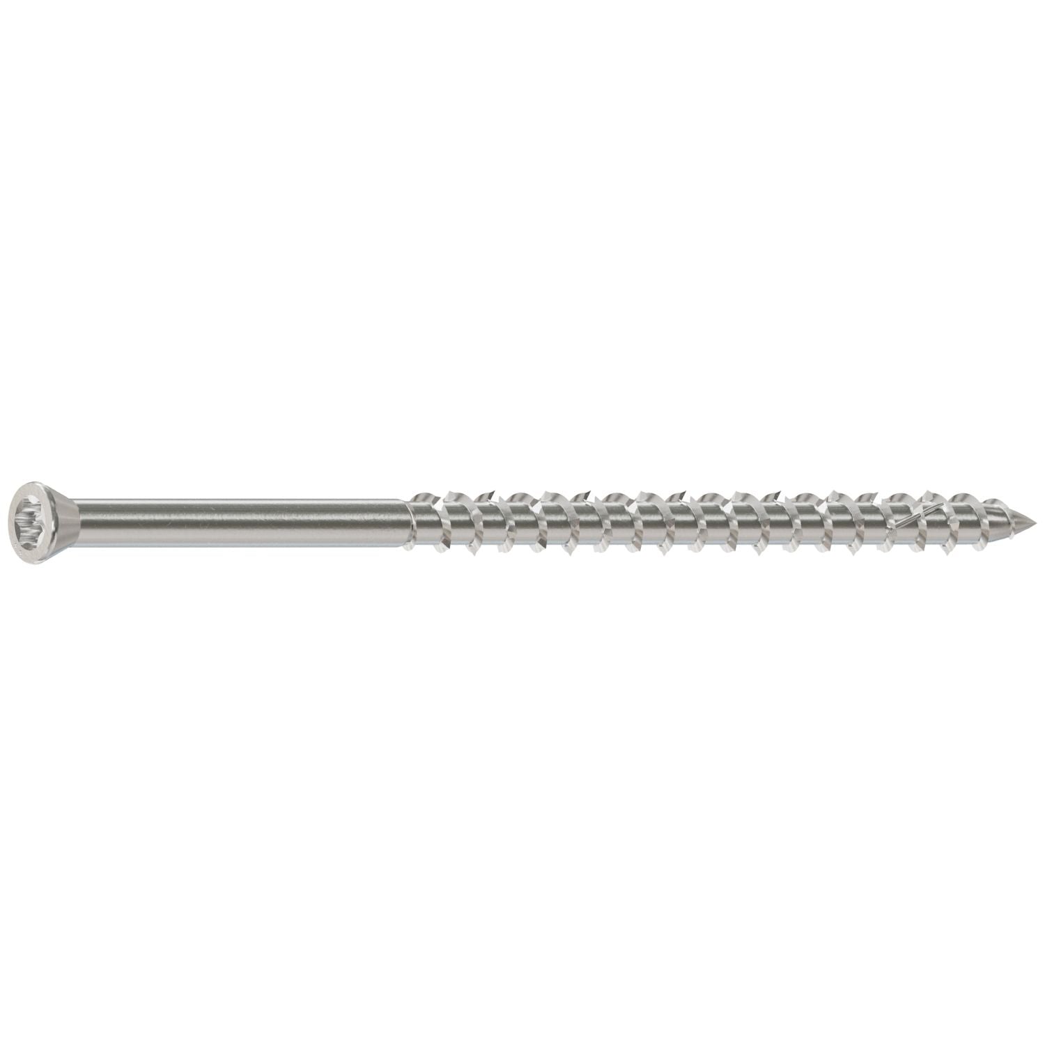 Simpson Strong-Tie S09350WP1 Deck-Drive DWP WOOD SS Screw,  #9 x 3-1/2-in. T-20, Trim Head, Type 305, 1-lb.