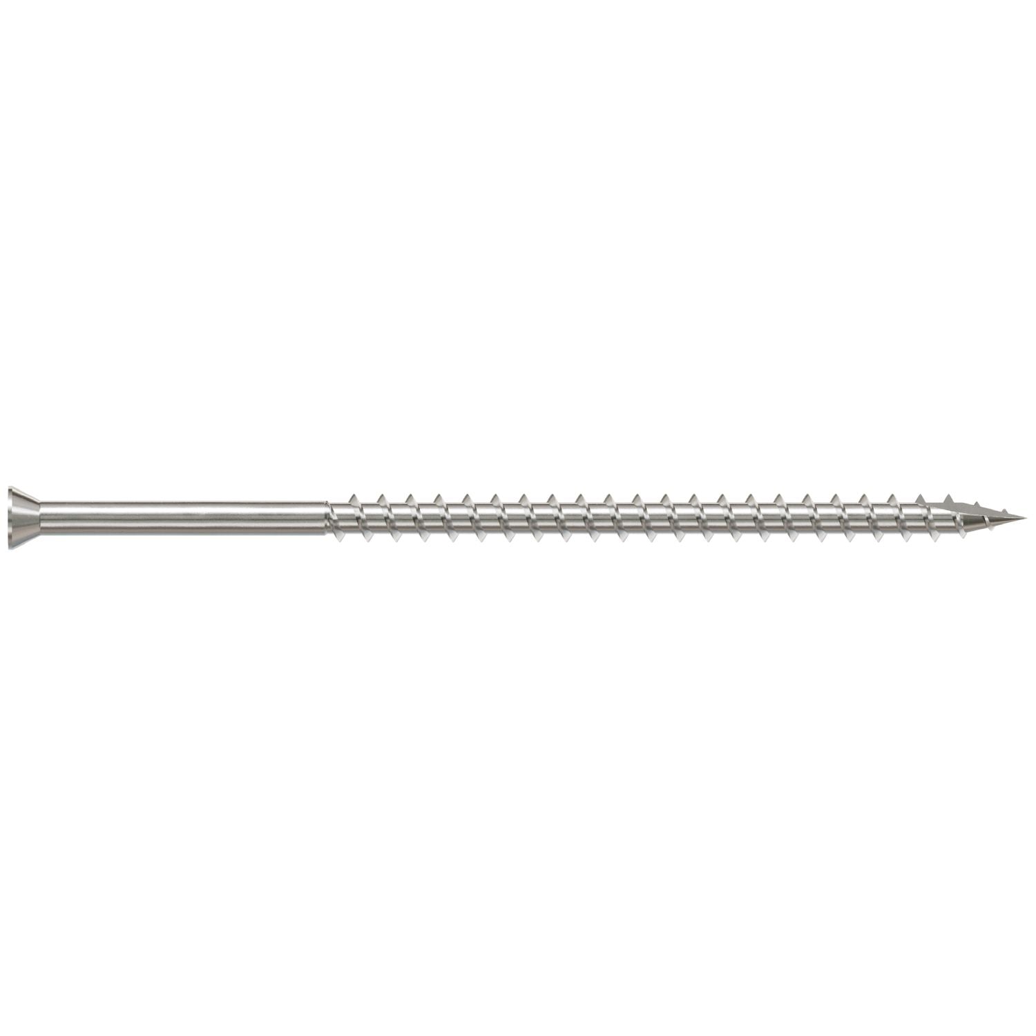 Simpson Strong-Tie S09400FB1 Trim-Head Screw, Square Drive,  #9 x 4-in. #2 SQ, Type 305, 1-lb.