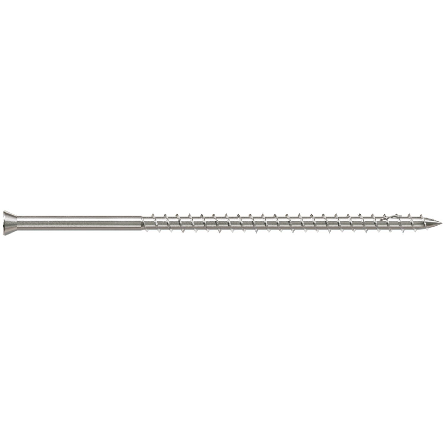 Simpson Strong-Tie S09400WP1 Deck-Drive DWP WOOD SS Screw,  #9 x 4-in. T-20, Trim Head, Type 305, 1-lb.