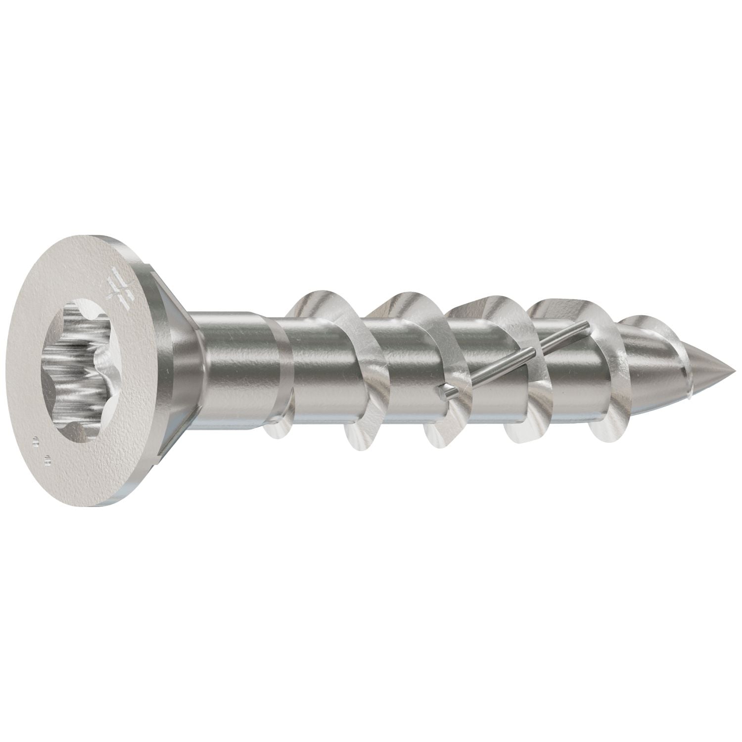 Simpson Strong-Tie S10100WP1 Deck-Drive DWP WOOD SS Screw,  #10 x 1-in. T25, Flat Head, Type 305, 1-lb.
