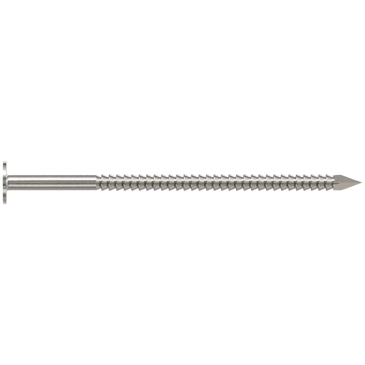 Simpson Strong-Tie S1010ARN1 Roofing Nail, Annular Ring Shank,  3-in. x .131-in. Type 304 Stainless Steel, 1-lb.