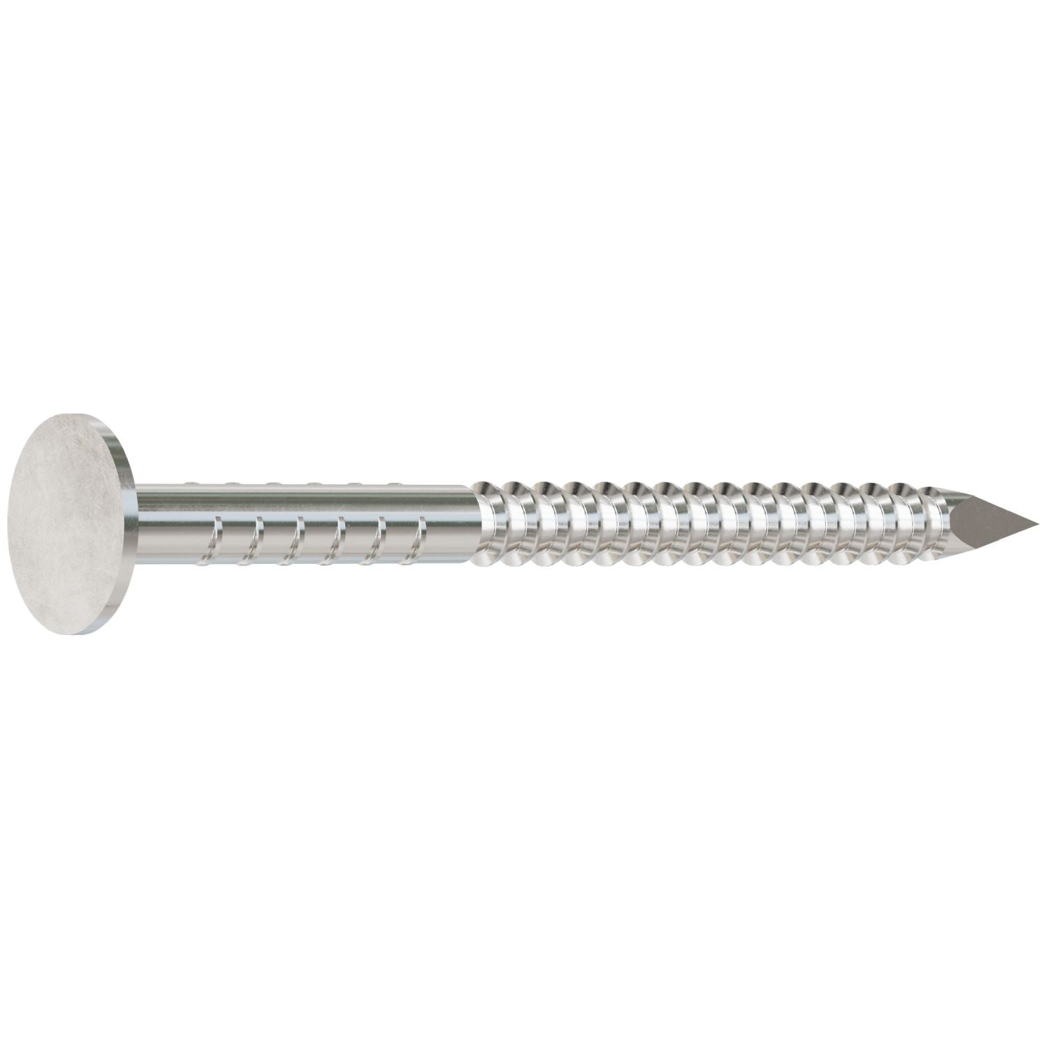 Simpson Strong-Tie S1010ARNB Roofing Nail, Annular Ring Shank,  3-in. x .131-in. Type 304 Stainless Steel, 25-lb.