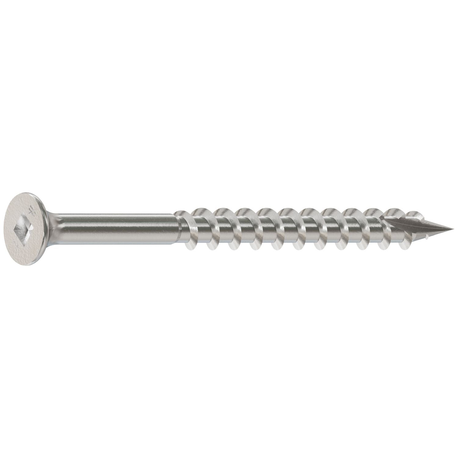 Simpson Strong-Tie S10250D25 Bugle-Head Wood Screw, Square Drive,  #10 x 2-1/2-in. #2 Square, Type 305, 25-Pack