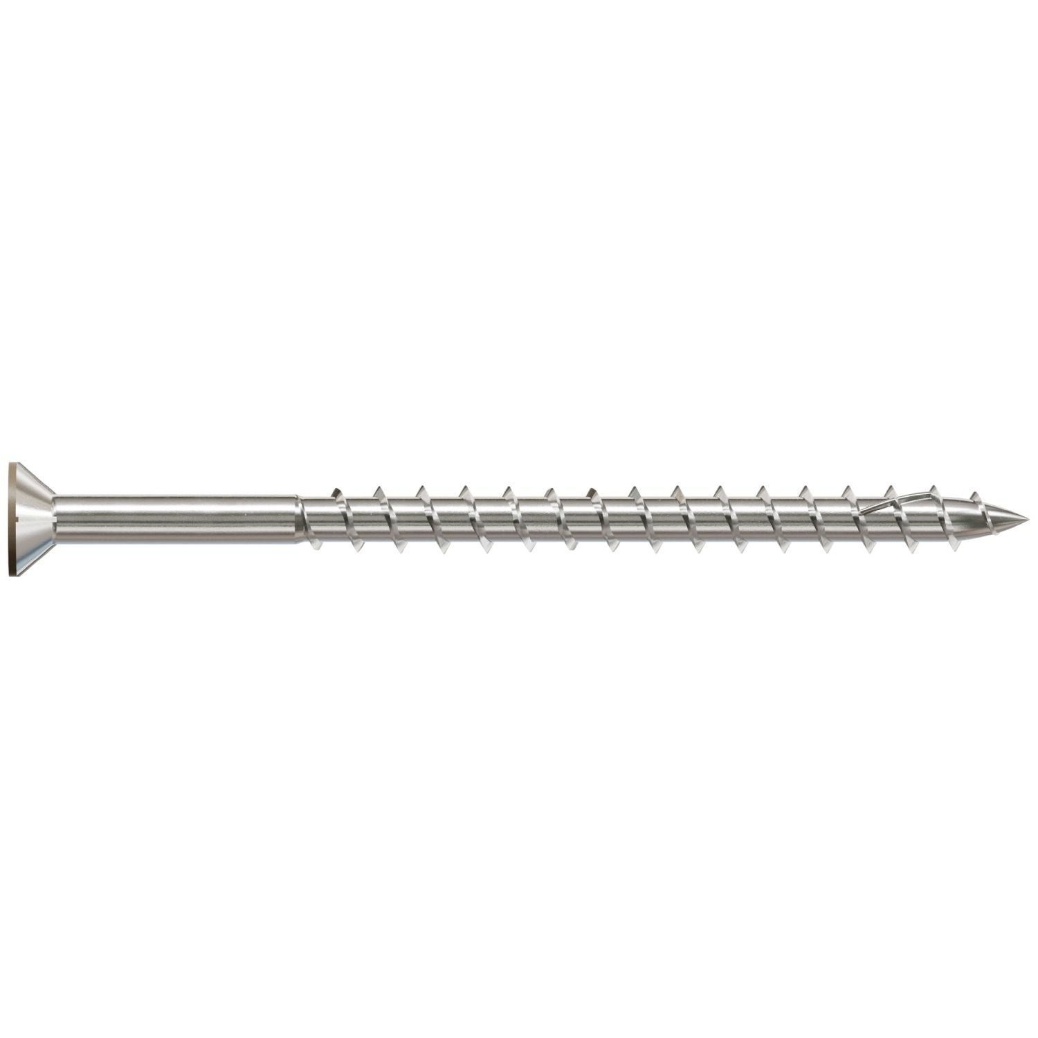 Simpson Strong-Tie S10300WPBBR05 Deck-Drive DWP WOOD SS Screw,  #10 x 3-in. T-25, Flat Head, Type 305, Brown 05, 1750-Pack