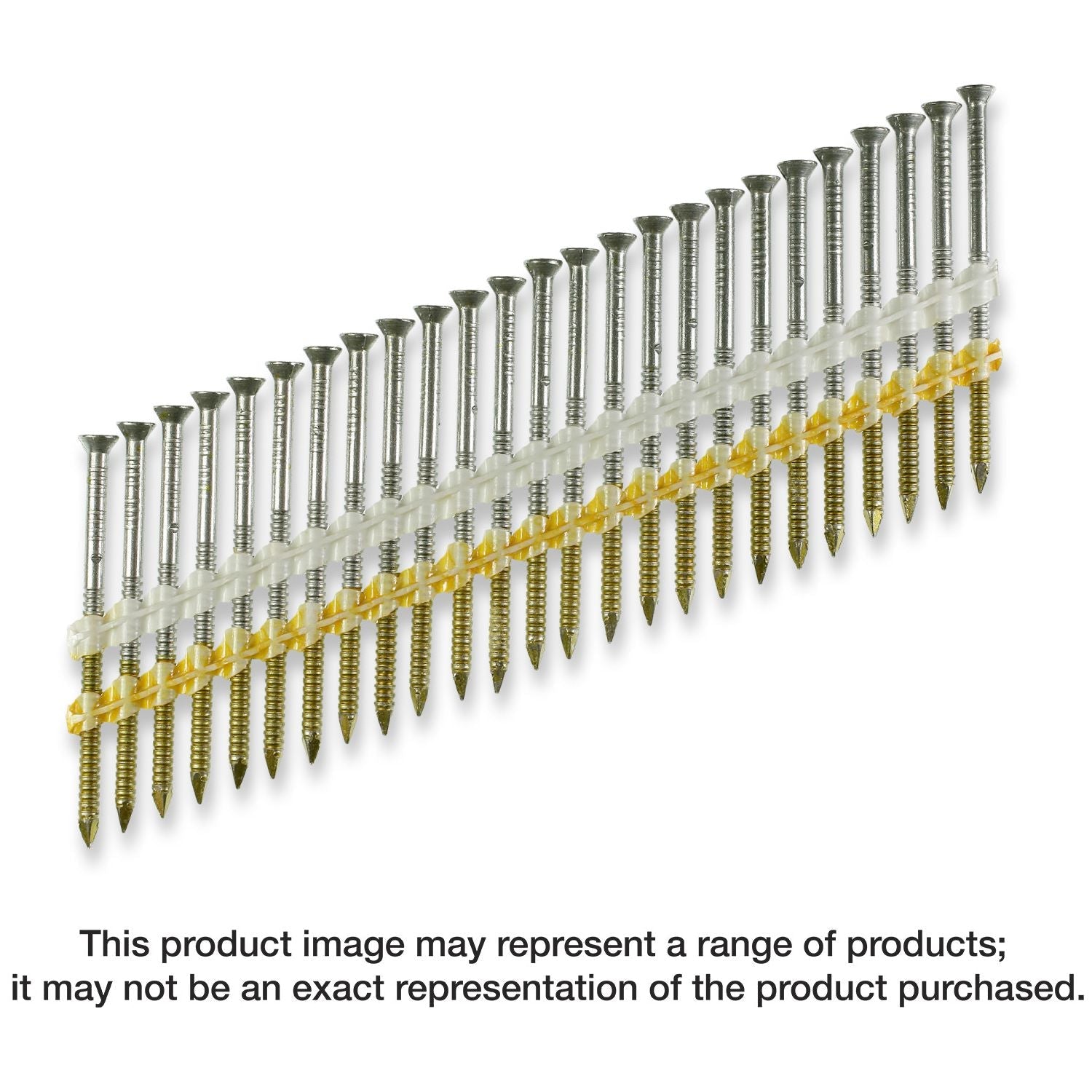 Simpson Strong-Tie S10A325KDJ 20–22° Plastic Strip, Casing Head, Ring-Shank Nail,  3-1/4-in. x 10 ga., 1000-Pack