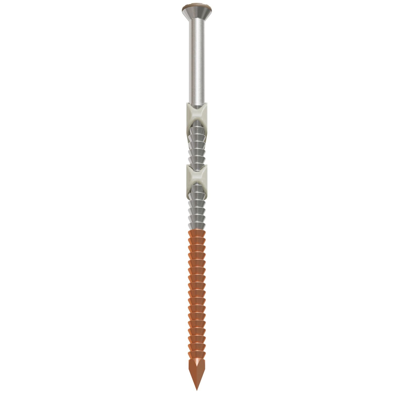 Simpson Strong-Tie S10A325KJT 20–22° Plastic Strip, Casing Head, Ring-Shank Nail,  3-1/4-in. x 10 ga. Tan, 1000-Pack