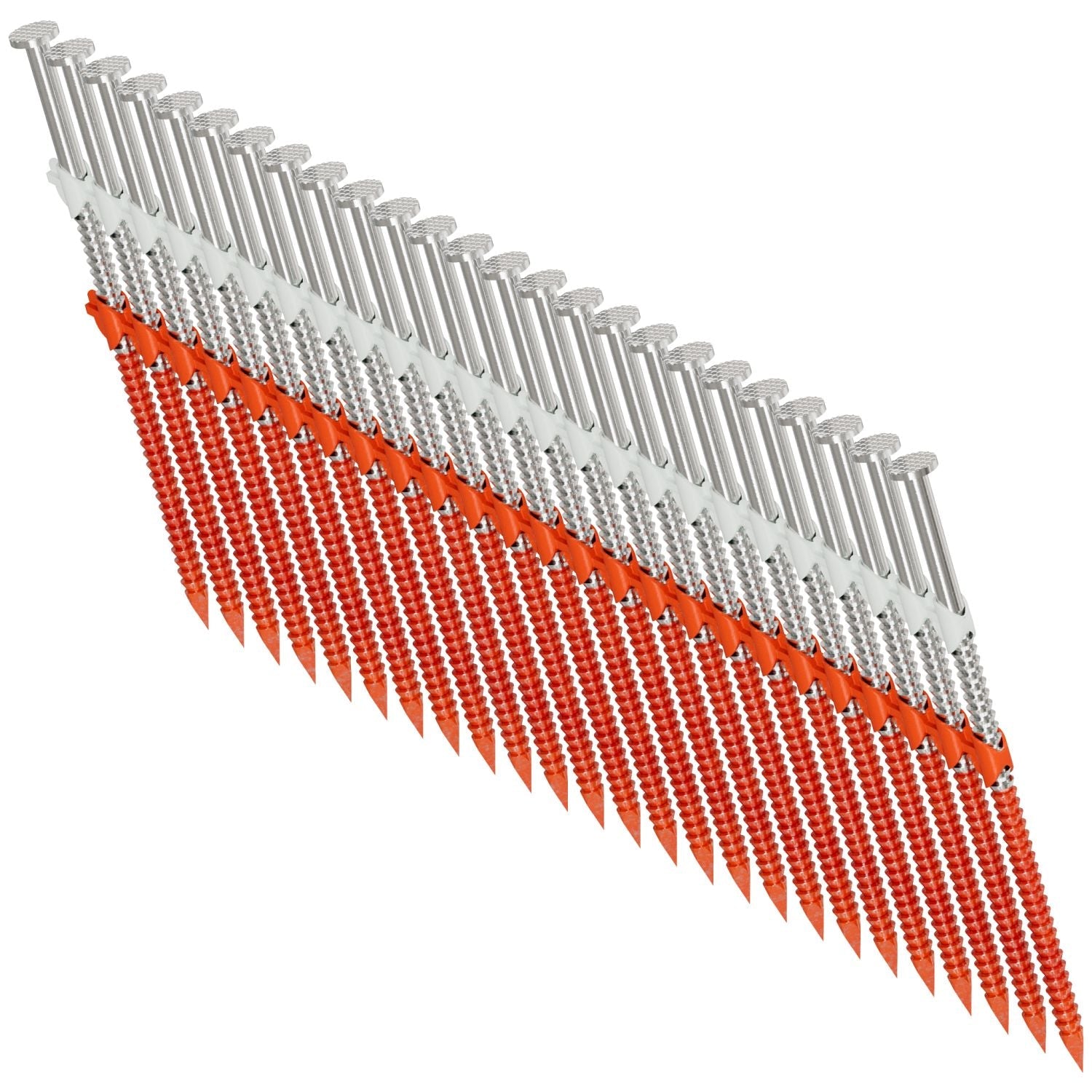 Simpson Strong-Tie S10A350CNB 20°–22° Plastic Strip, Full Round Head, Ring-Shank Nail,  3-1/2-in. x .131-in. Type 304, 4000-Pack
