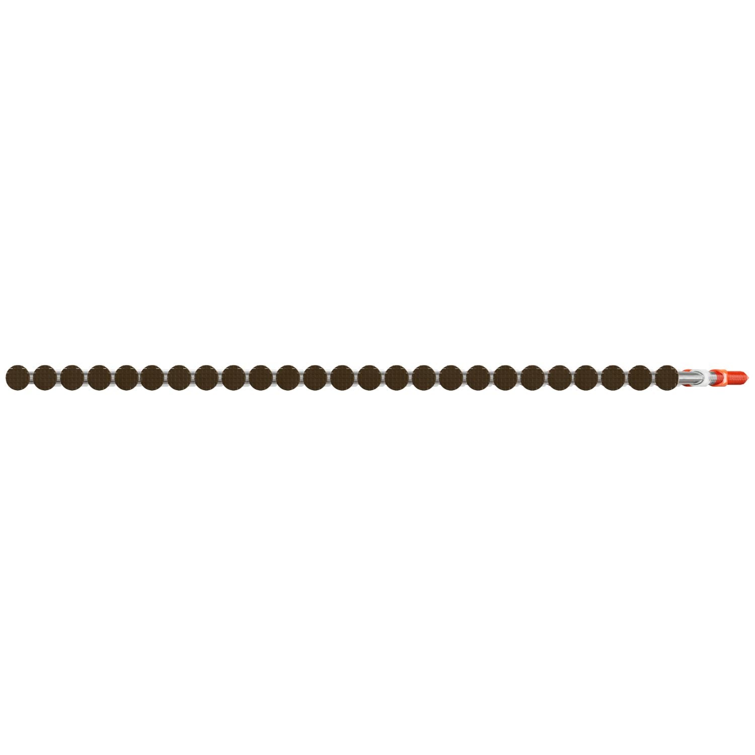 Simpson Strong-Tie S11A237KJB 20–22° Plastic Strip, Casing Head, Ring-Shank Nail,  2-3/8-in. x 11 ga. Brown, 1000-Pack