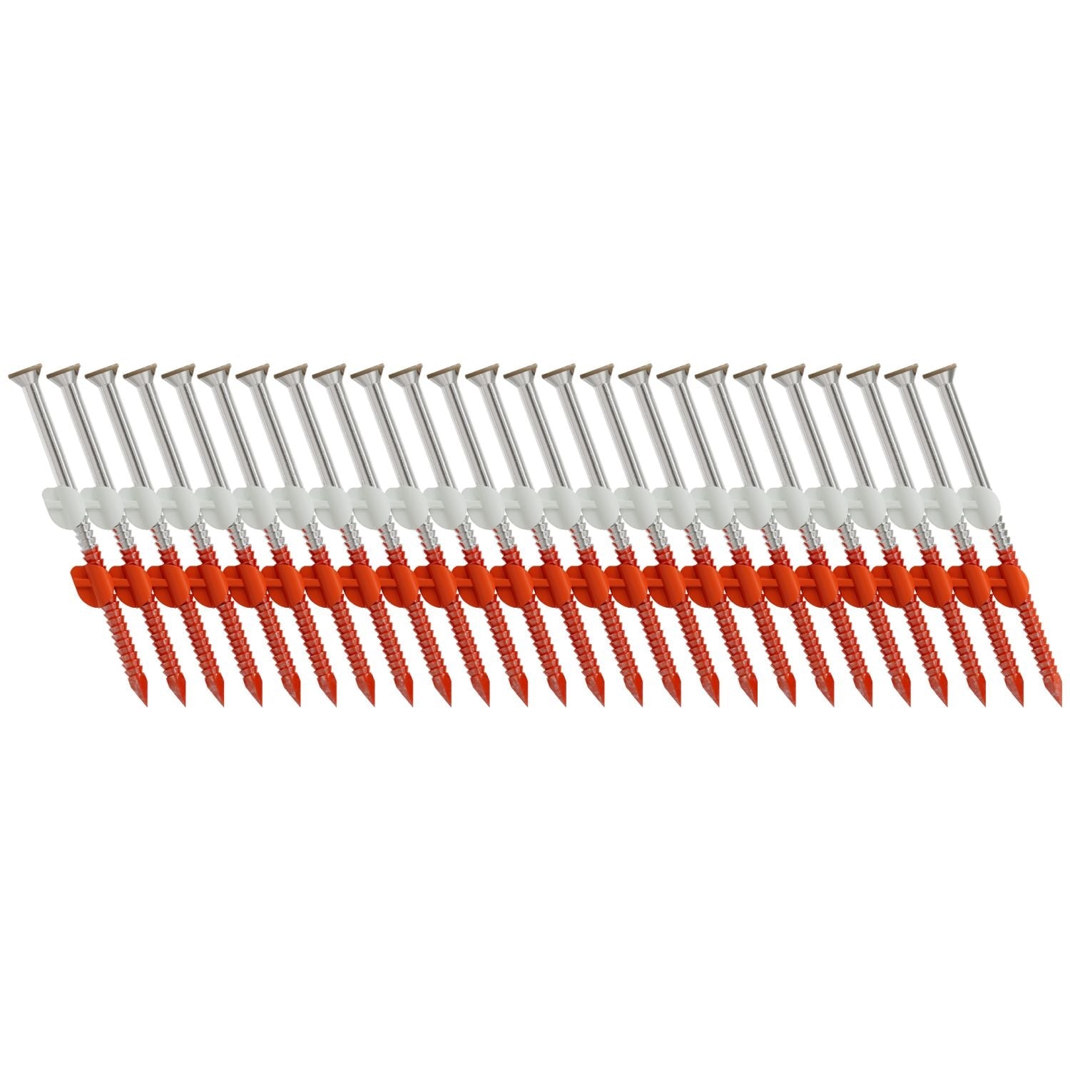 Simpson Strong-Tie S11A237KJT 20–22° Plastic Strip, Casing Head, Ring-Shank Nail,  2-3/8-in. x 11 ga. Tan, 1000-Pack