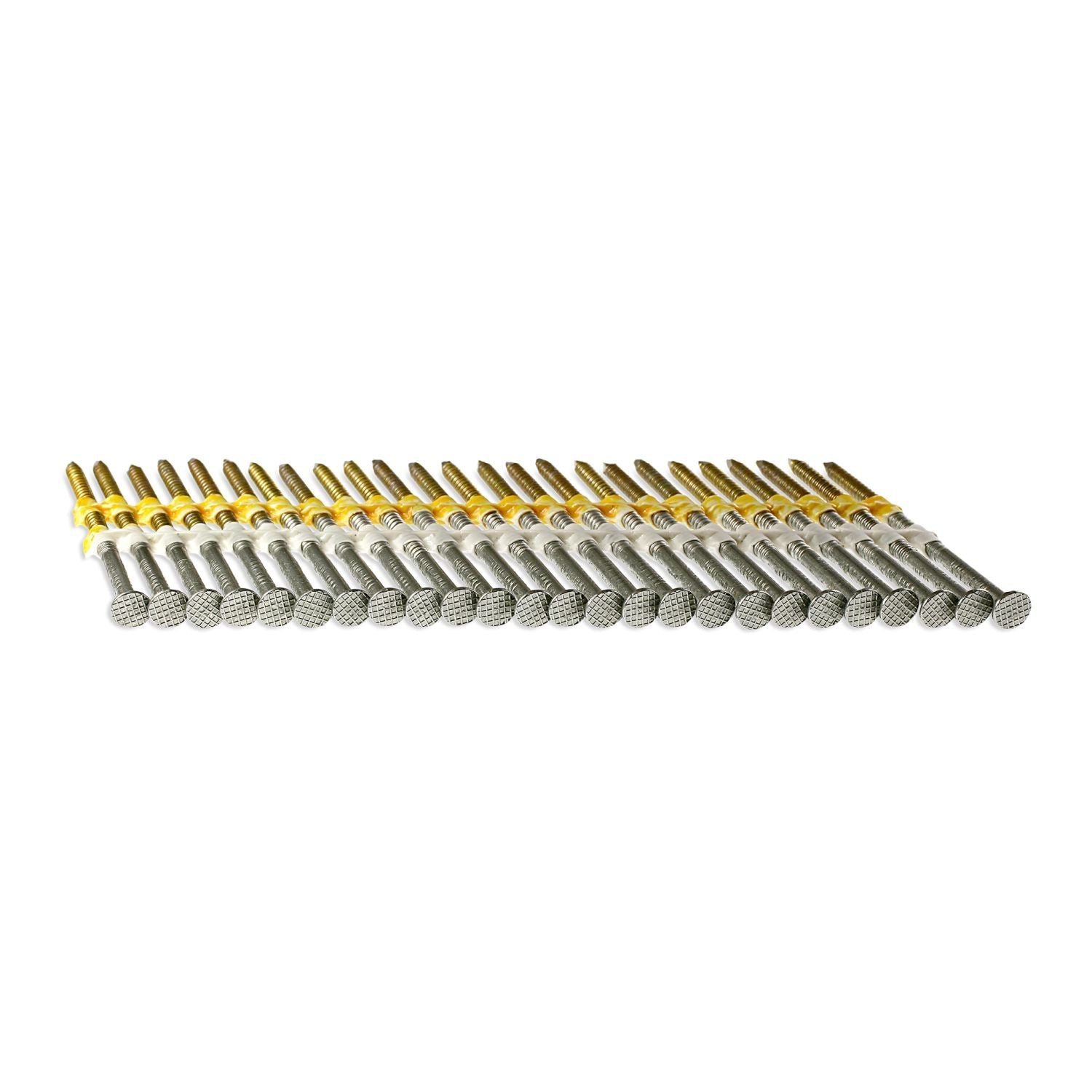 Simpson Strong-Tie S11A250CNB 20°–22° Plastic Strip, Full Round Head, Ring-Shank Nail,  2-1/2-in. x 0.120-in. Type 304, 4000-Pack