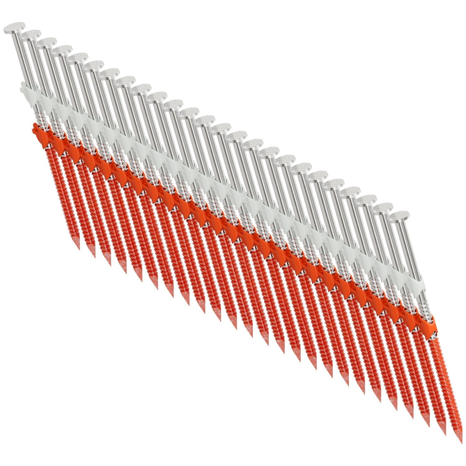 Simpson Strong-Tie S11A300CNB 20°–22° Plastic Strip, Full Round Head, Ring-Shank Nail,  3-in. x 0.120-in. Type 304, 4000-Pack
