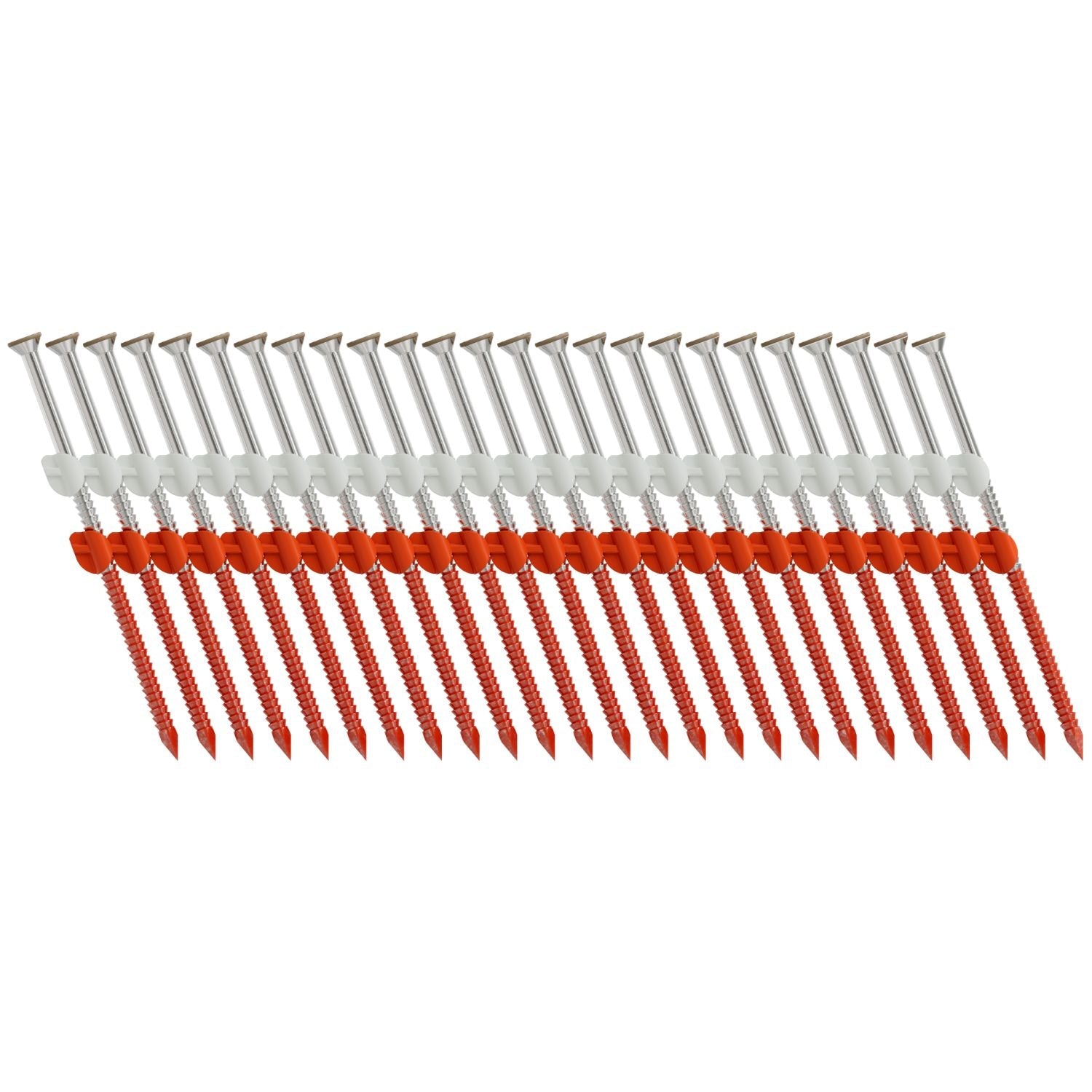 Simpson Strong-Tie S11A300KJT 20–22° Plastic Strip, Casing Head, Ring-Shank Nail,  3-in. x 11 ga. Tan, 1000-Pack