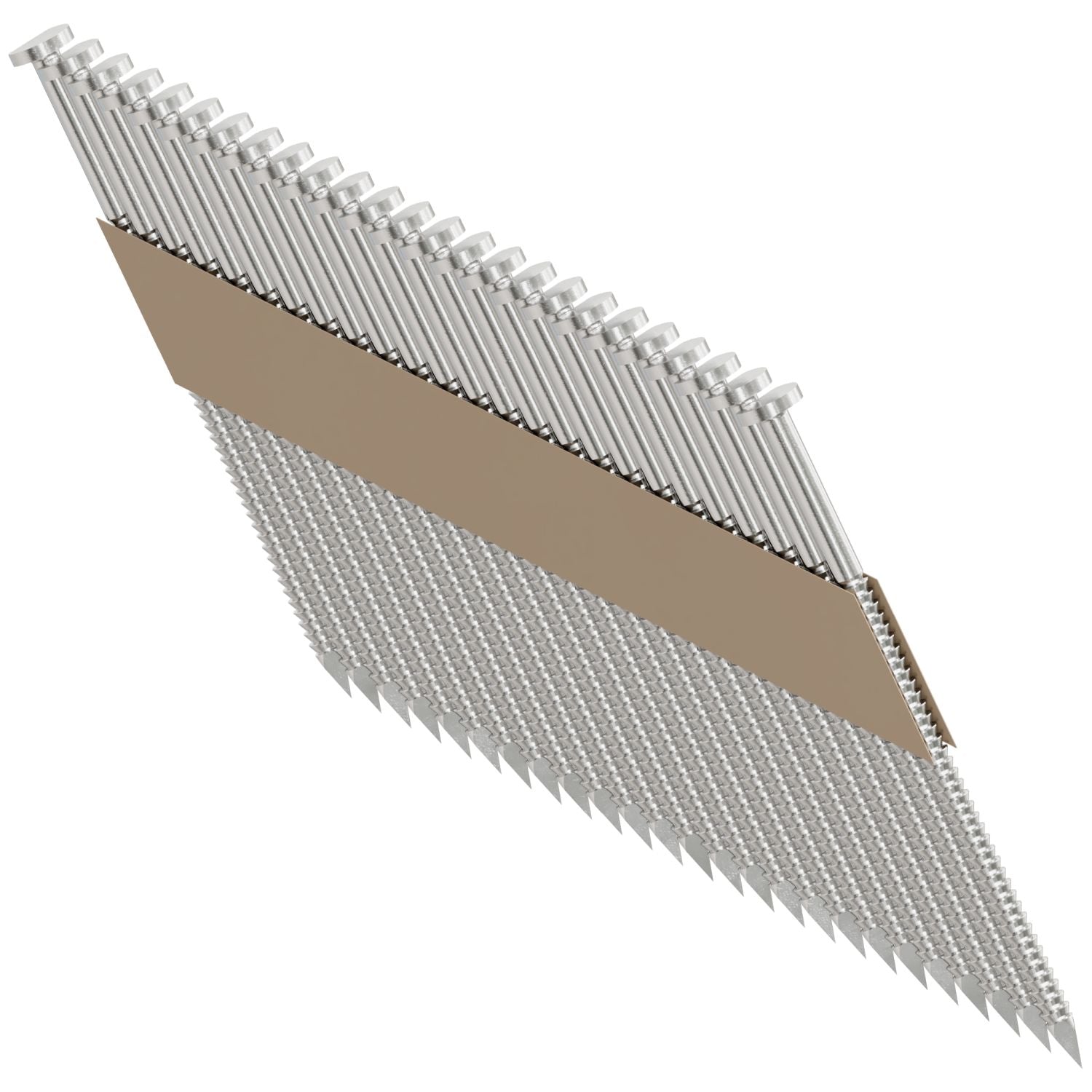 Simpson Strong-Tie S11A300T31 31°–34° Paper Tape, Clipped Head, Ring-Shank Nail,  3-in. Type 304, 1000-Pack