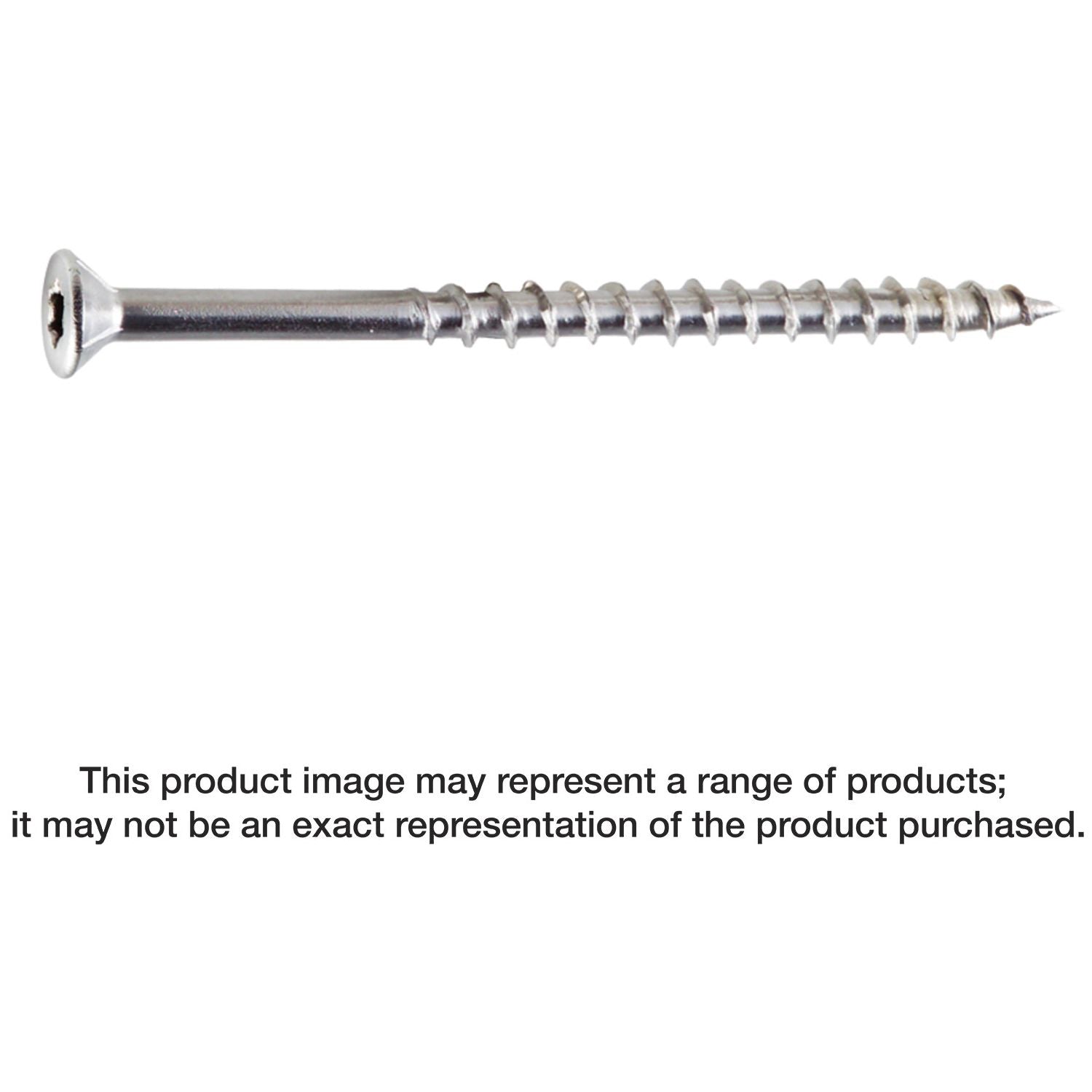 Simpson Strong-Tie S12300WP5 Strong-Drive DWP WOOD SS Screw,  #12 x 3-in. T-27, Flat Head, Type 305, 5-lb.