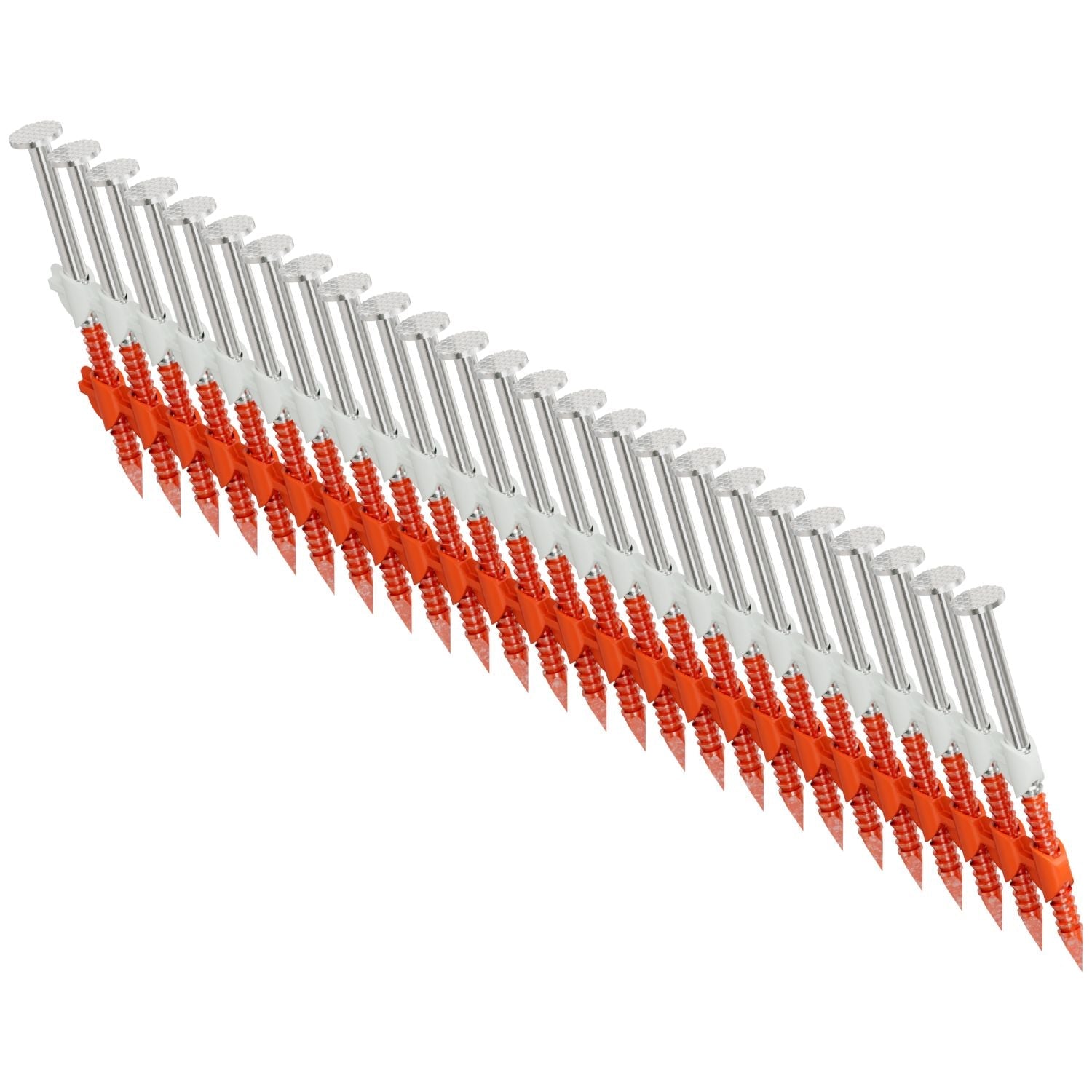 Simpson Strong-Tie S12A200CNB 20°–22° Plastic Strip, Full Round Head, Ring-Shank Nail,  2-in. x .113-in. Type 304, 5000-Pack