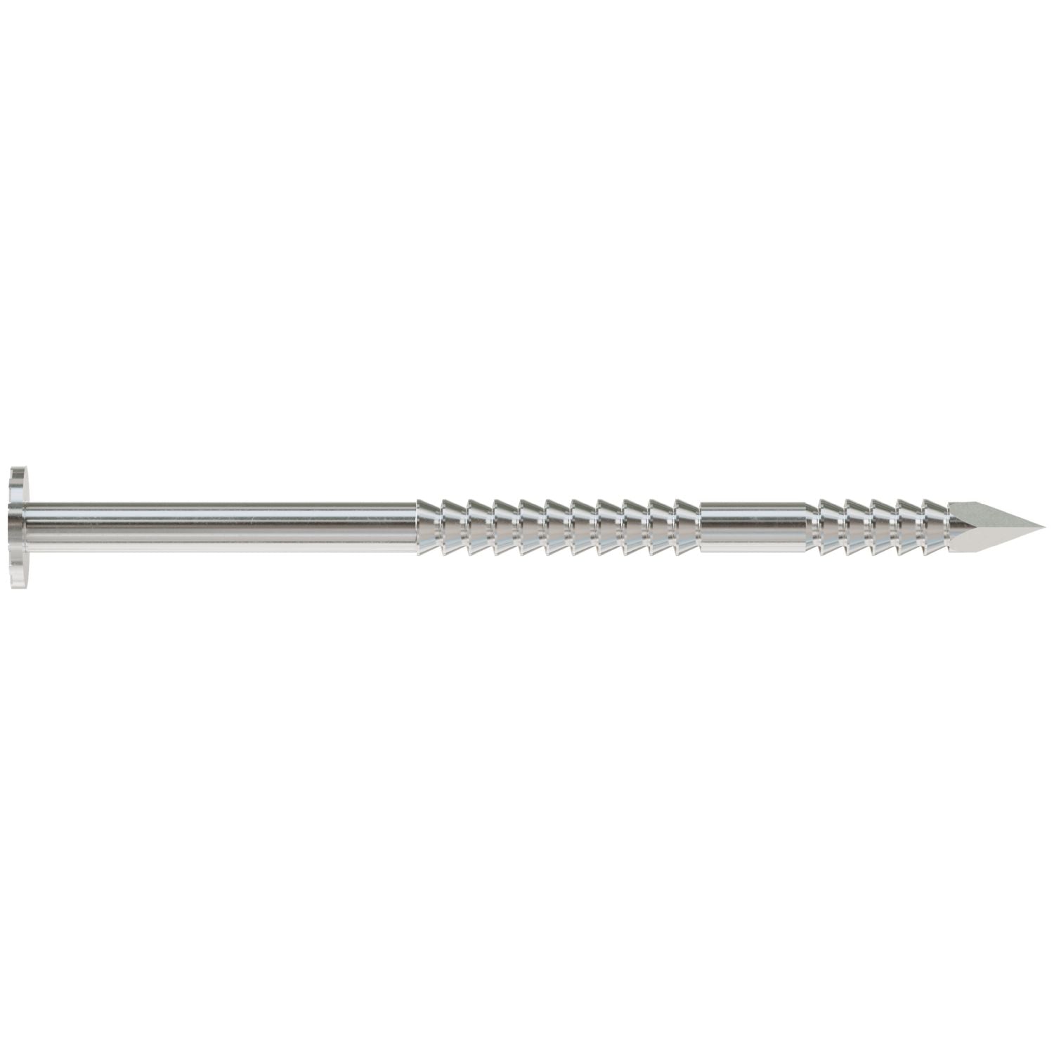 Simpson Strong-Tie S12A200PNB 15° Wire Coil, Full Round Head, Ring-Shank Decking/Framing Nail,  2-in. x .099-in. Type 304, 3600-Pack