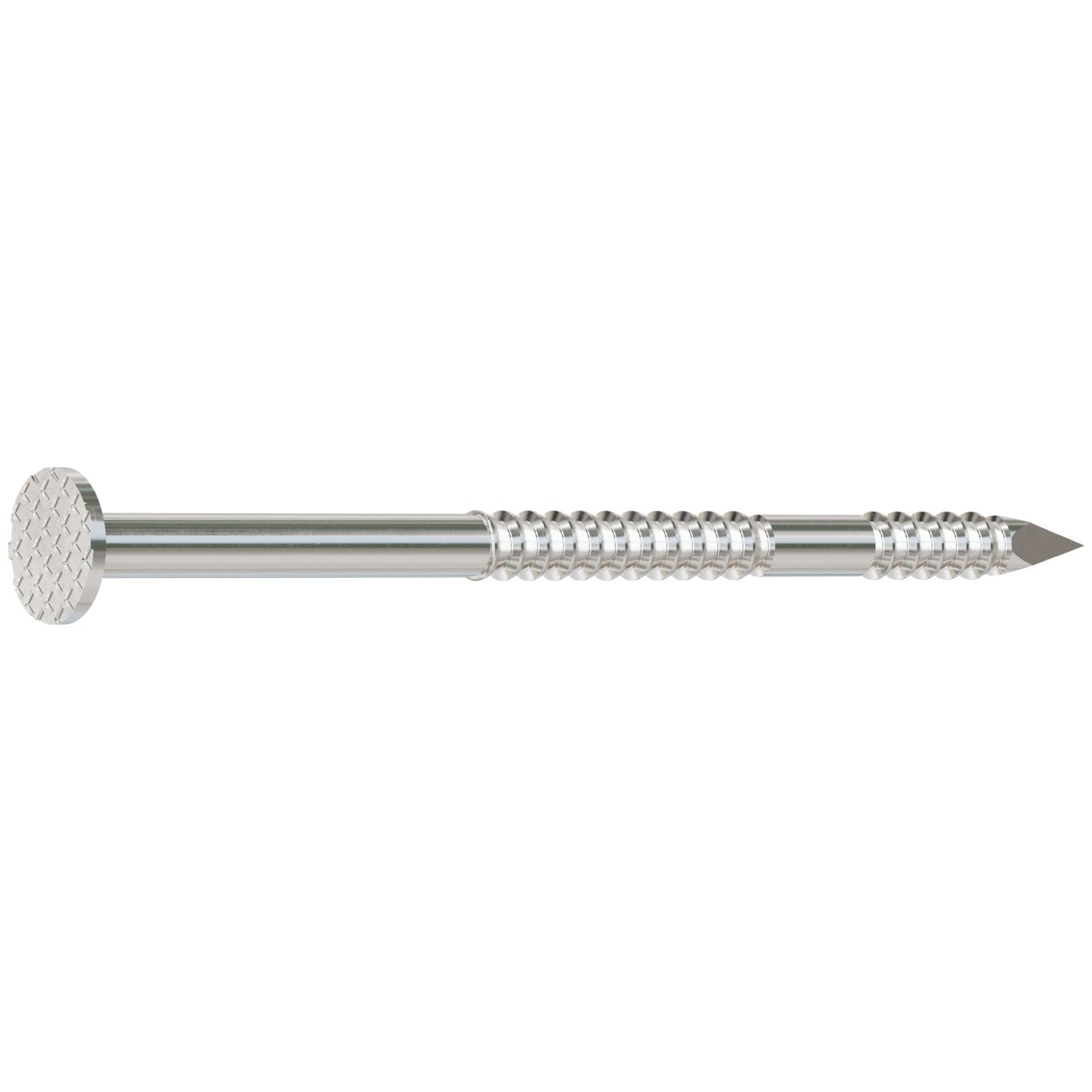 Simpson Strong-Tie S12A200PNB 15° Wire Coil, Full Round Head, Ring-Shank Decking/Framing Nail,  2-in. x .099-in. Type 304, 3600-Pack