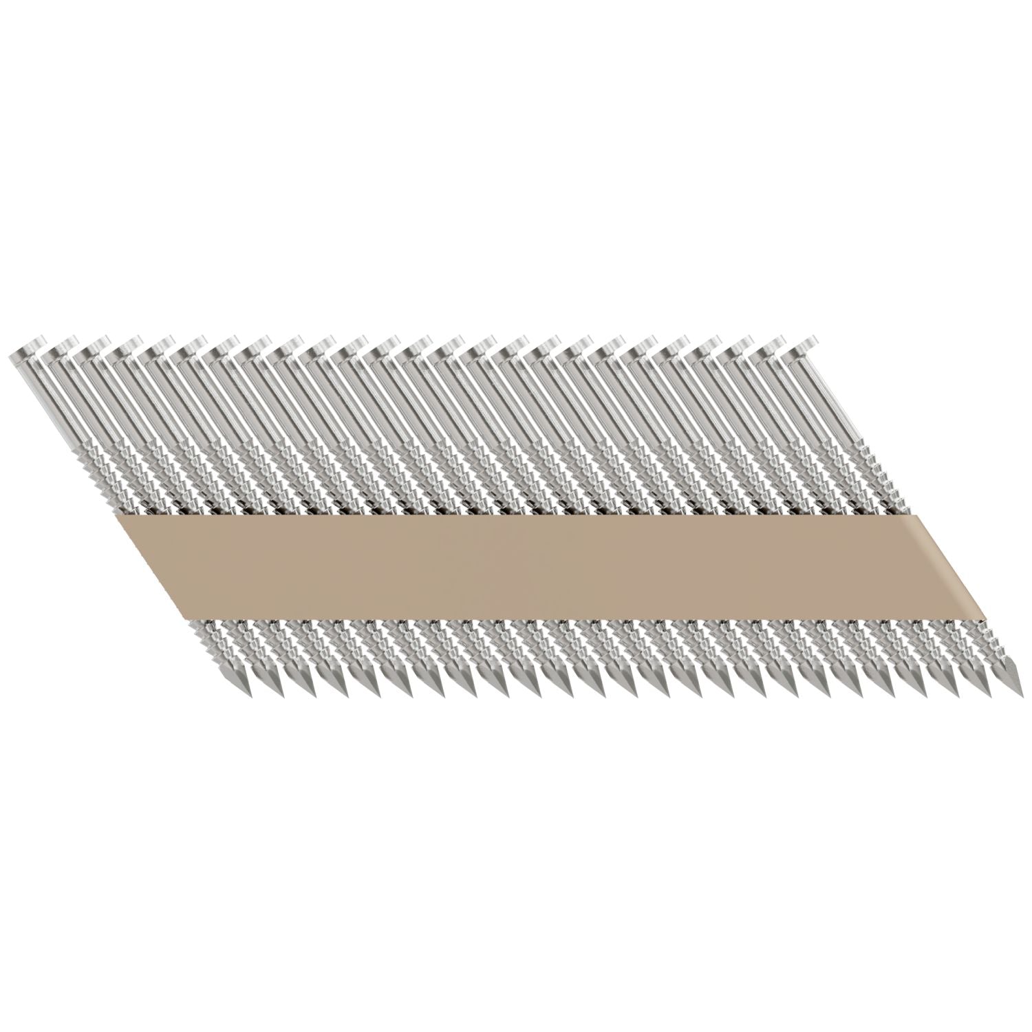 Simpson Strong-Tie S12A200T31 31°–34° Paper Tape, Clipped Head, Ring-Shank Nail,  2-in. Type 304, 1000-Pack