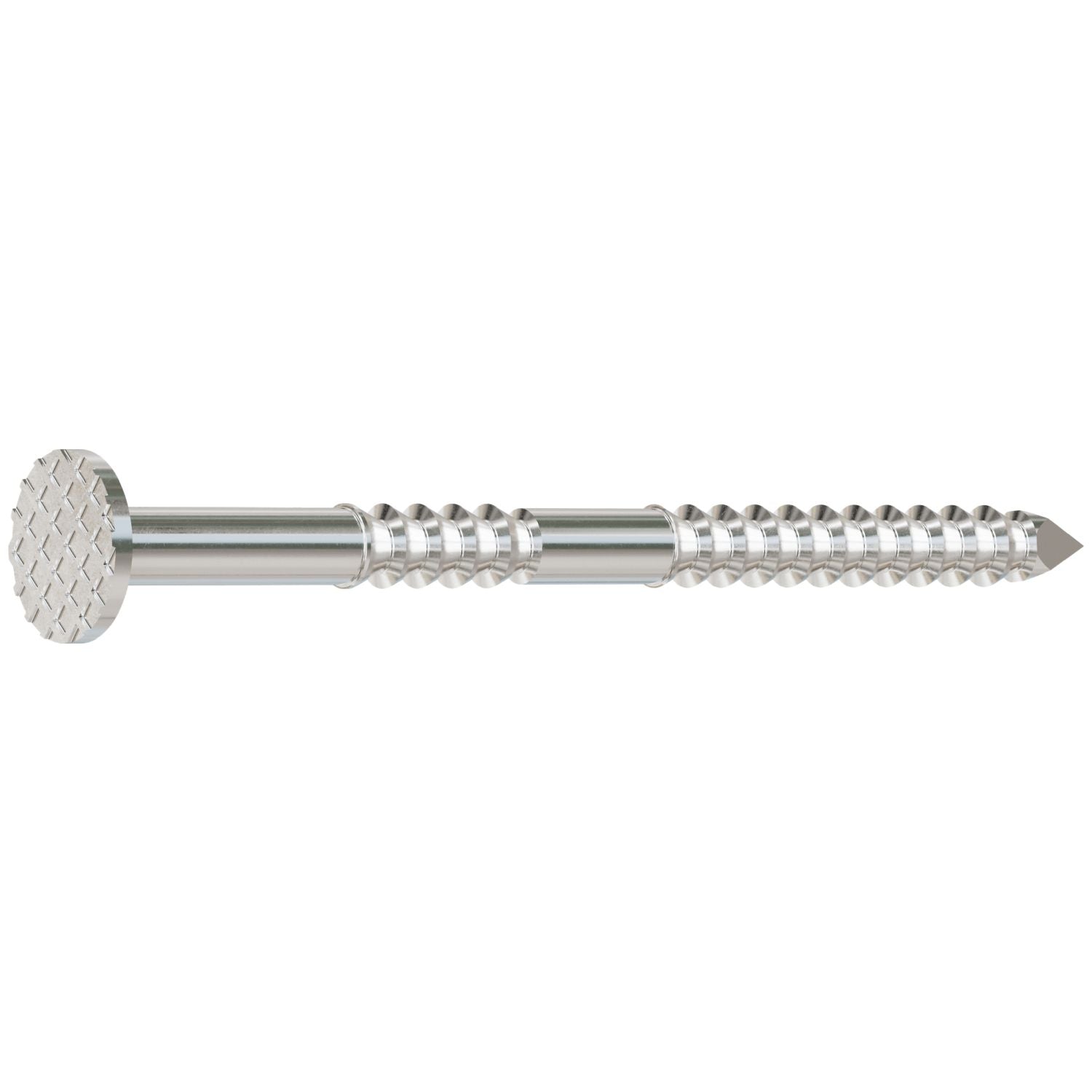Simpson Strong-Tie S13A150SNC 15° Wire Coil, Full Round Head, Ring-Shank Siding Nail,  1-1/2-in. Type 304, 3600-Pack