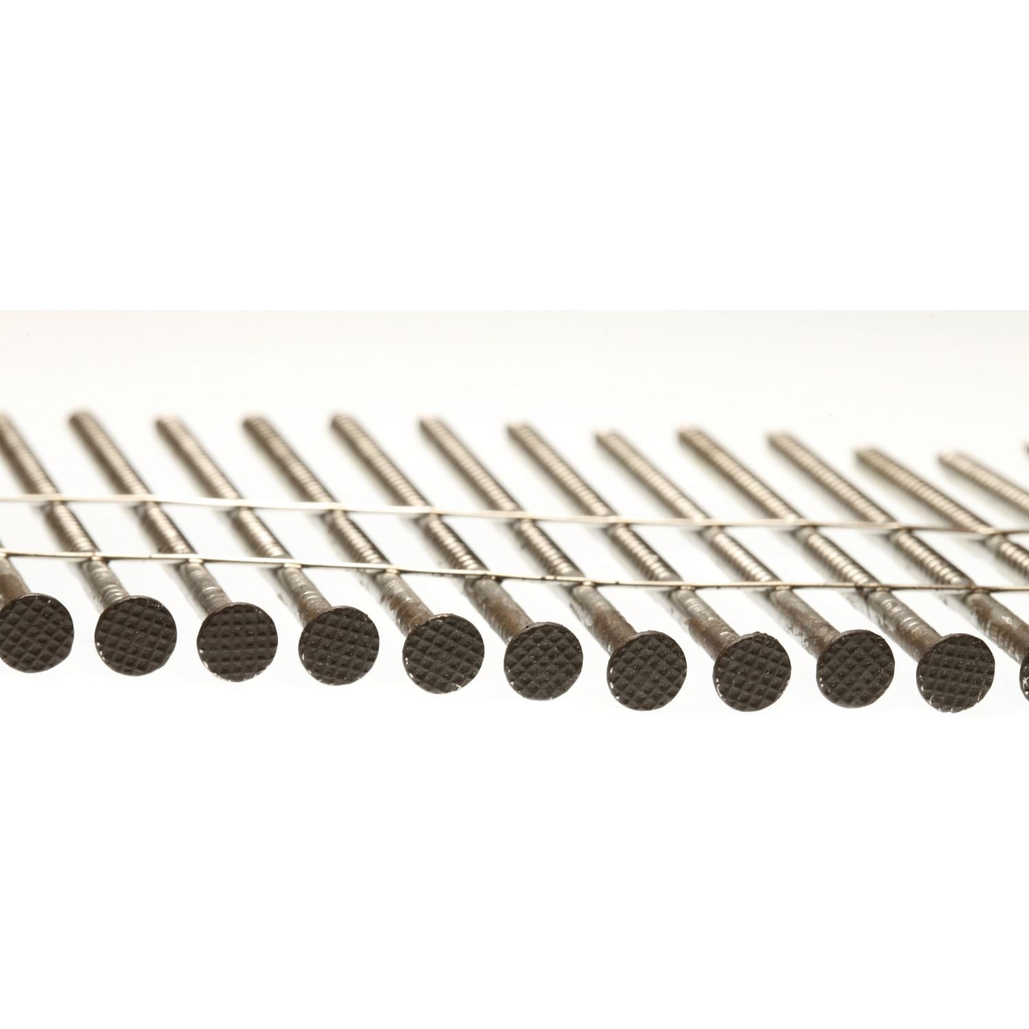 Simpson Strong-Tie S13A200CCB 15° Wire Coil, Painted Full Round Head, Ring-Shank Nail,  2-in. x .092-in. Type 304, Dark Brown, 3600-Pack