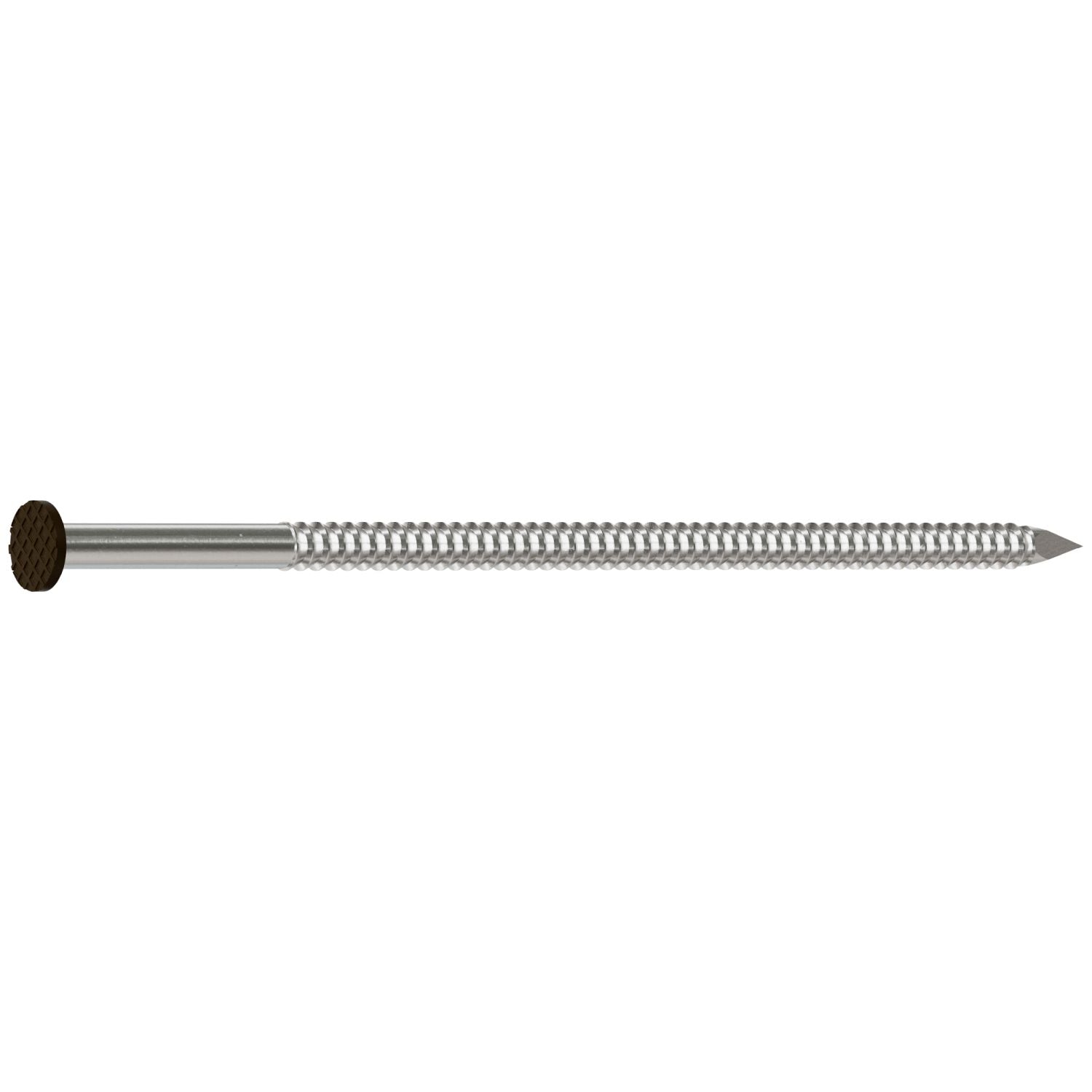 Simpson Strong-Tie S16SNDB1 Painted Siding Nail,  3-1/2-in. x .120-in. Type 304 Stainless Steel, Dark Brown, 1-lb.