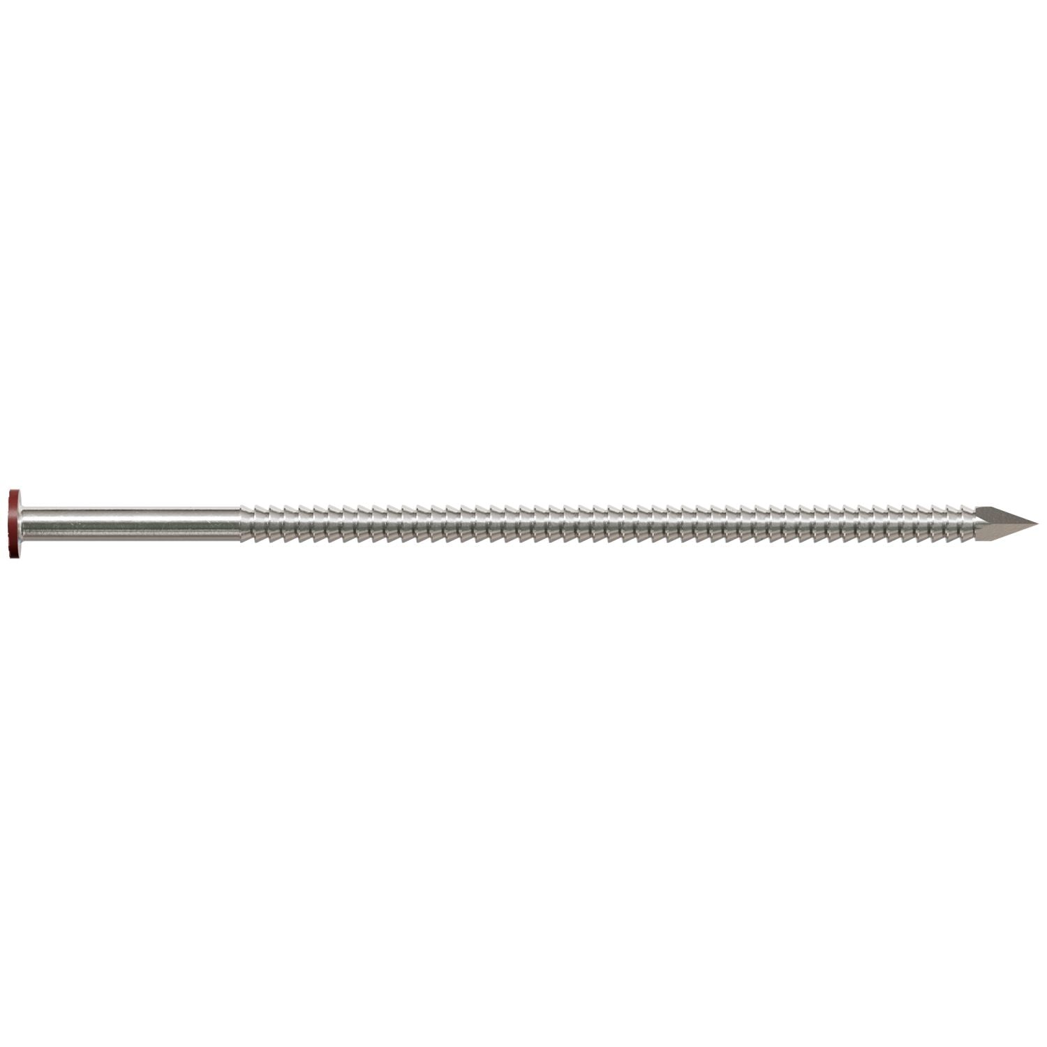 Simpson Strong-Tie S16SNDR1 Painted Siding Nail,  3-1/2-in. x .120-in. Type 304 Stainless Steel, Redwood, 1-lb.