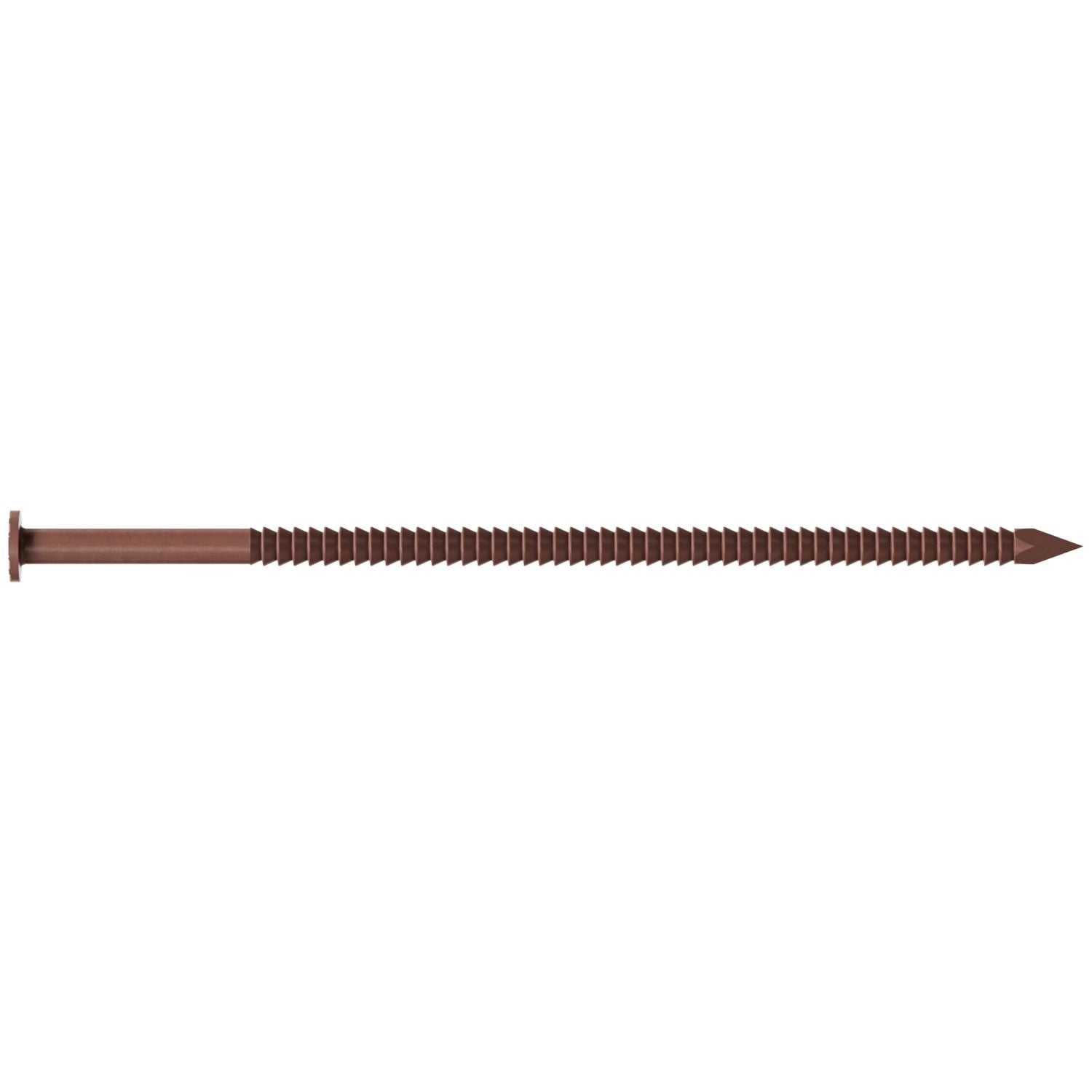 Simpson Strong-Tie S16SNDR5 Painted Siding Nail,  3-1/2-in. x .120-in. Type 304 Stainless Steel, Redwood, 5-lb.