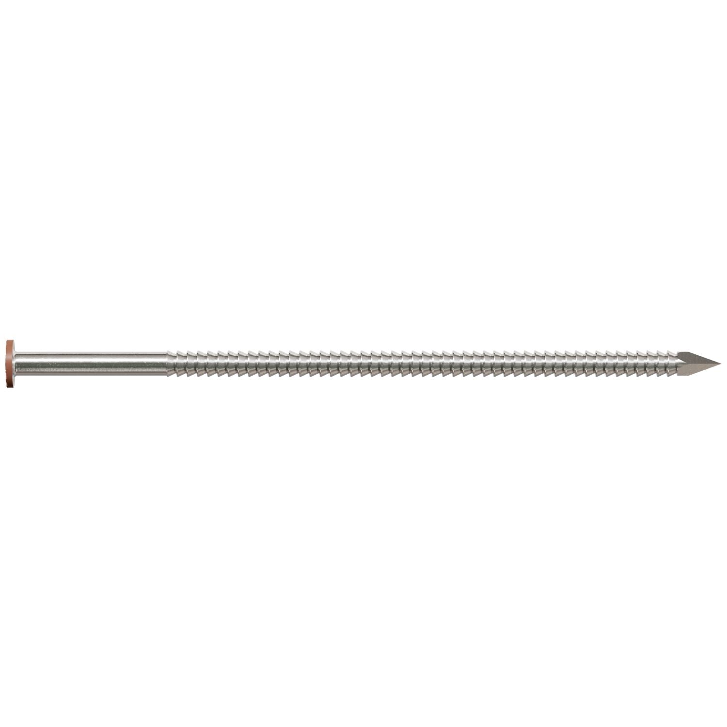 Simpson Strong-Tie S16SNDS1 Painted Siding Nail,  3-1/2-in. x .120-in. Type 304 Stainless Steel, Sienna, 1-lb.
