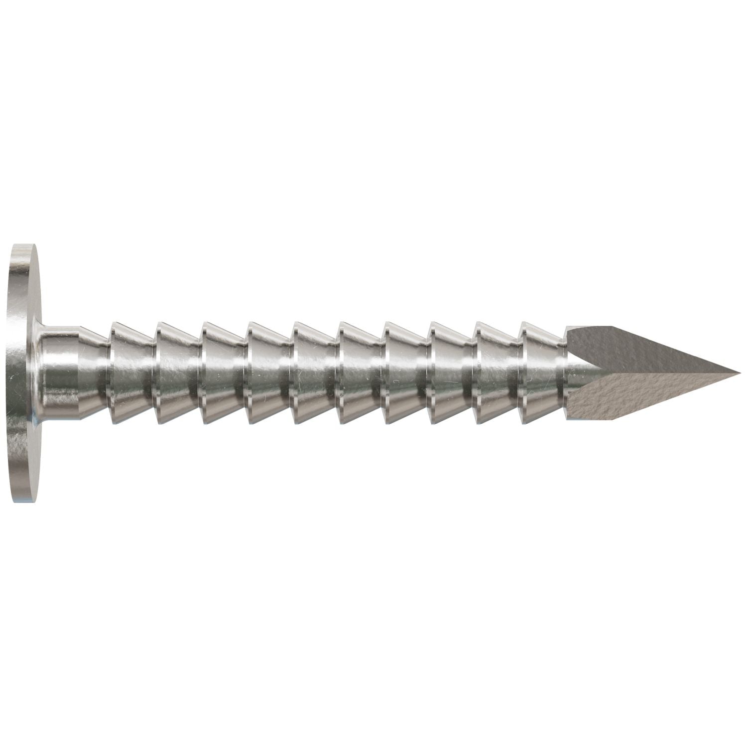 Simpson Strong-Tie S210ARN1 Roofing Nail, Annular Ring Shank,  1-in. x .131-in. Type 304 Stainless Steel, 1-lb.