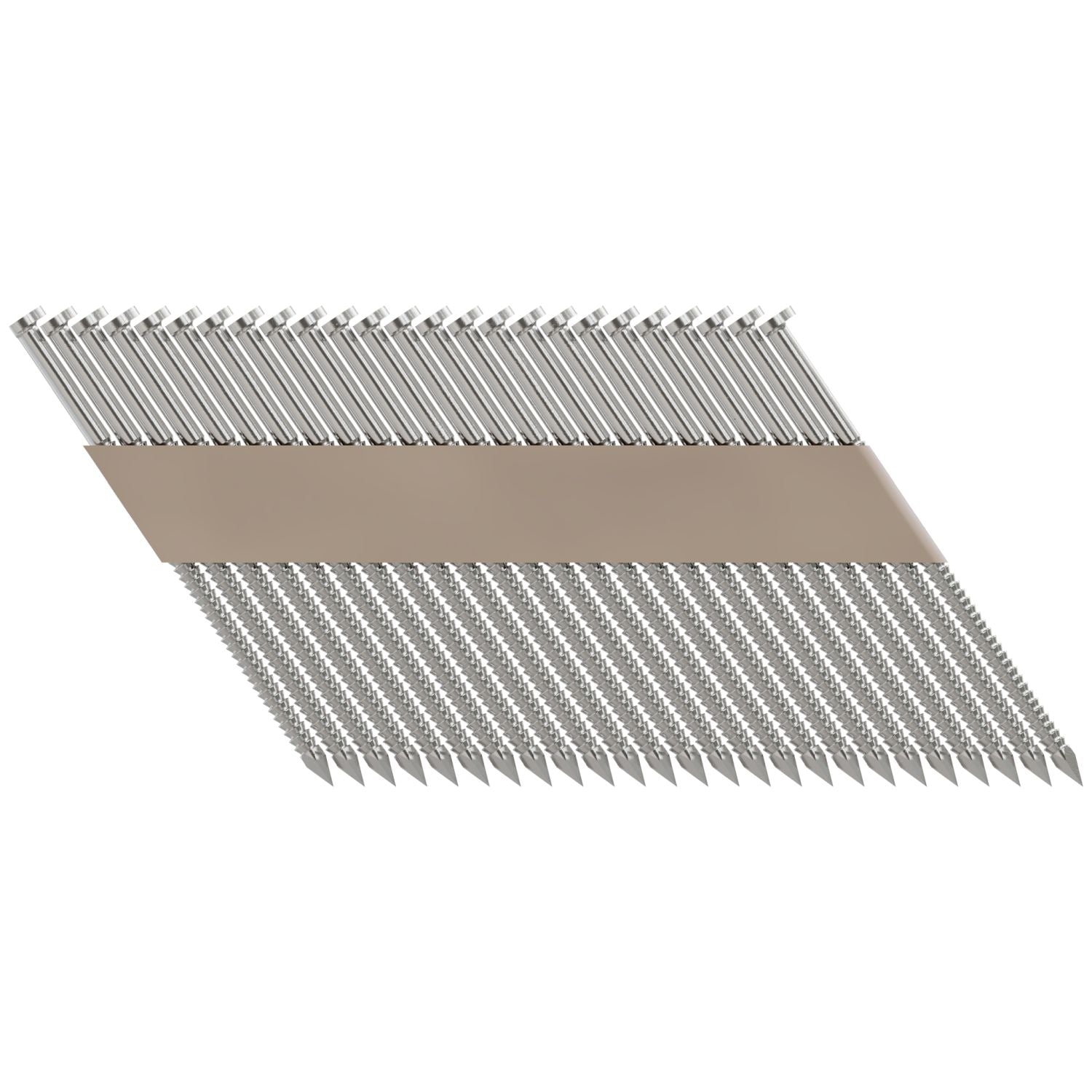 Simpson Strong-Tie S300T31250 31°–34° Paper Tape, Clipped Head, Ring-Shank Nail,  3-in. Type 304, 250-Pack