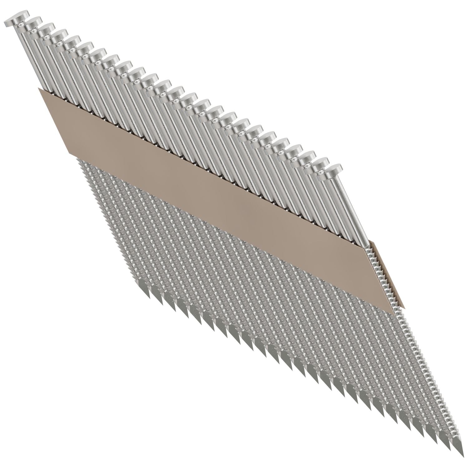 Simpson Strong-Tie S325T31250 31°–34° Paper Tape, Clipped Head, Ring-Shank Nail,  3-1/4-in. Type 304, 250-Pack